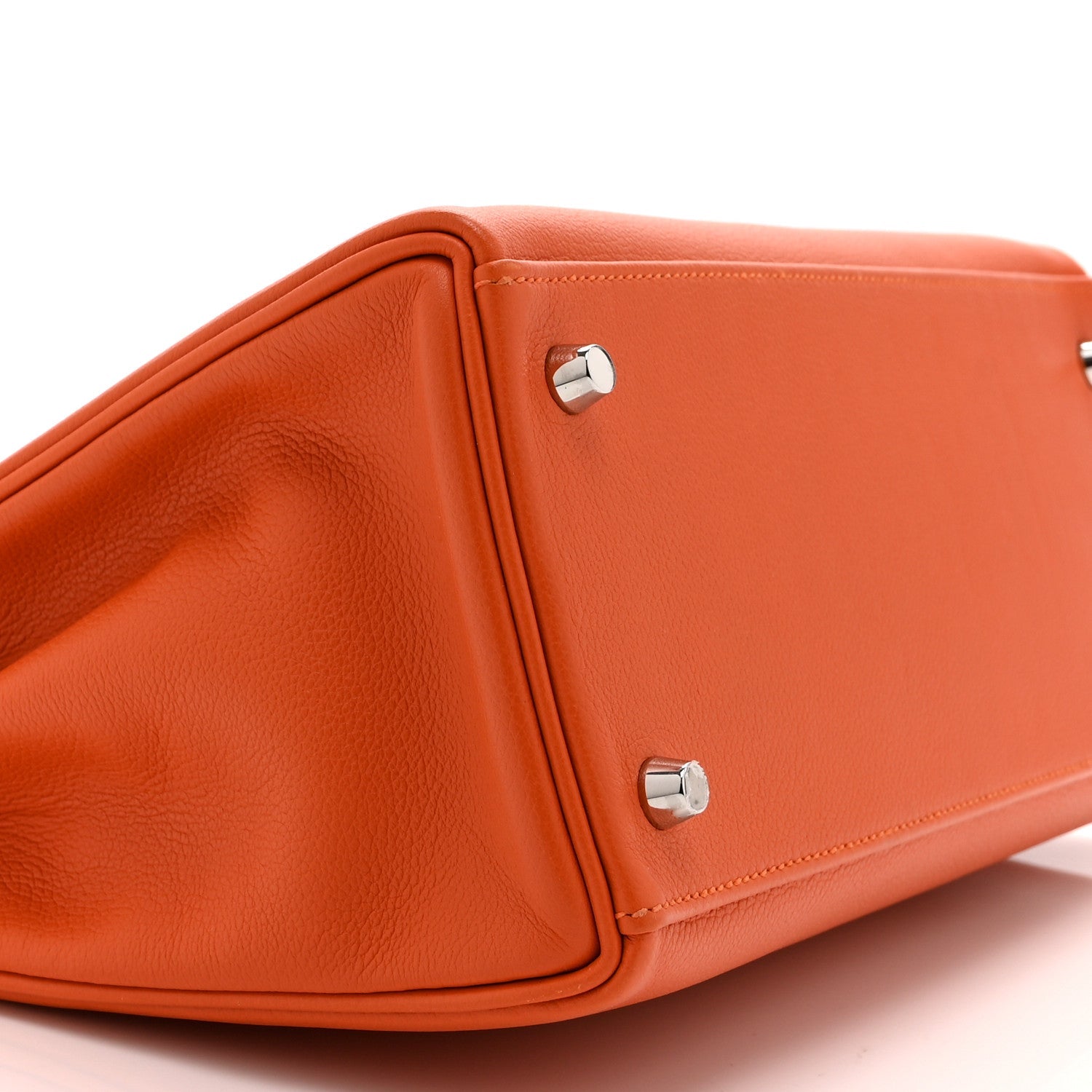 エルメス ケリー 28 内縫い Capucine エバーカラー シルバー金具 HERMES KELLY 28 RETOURNE CAPUCINE EVERCOLOR SILVER HARDWARE