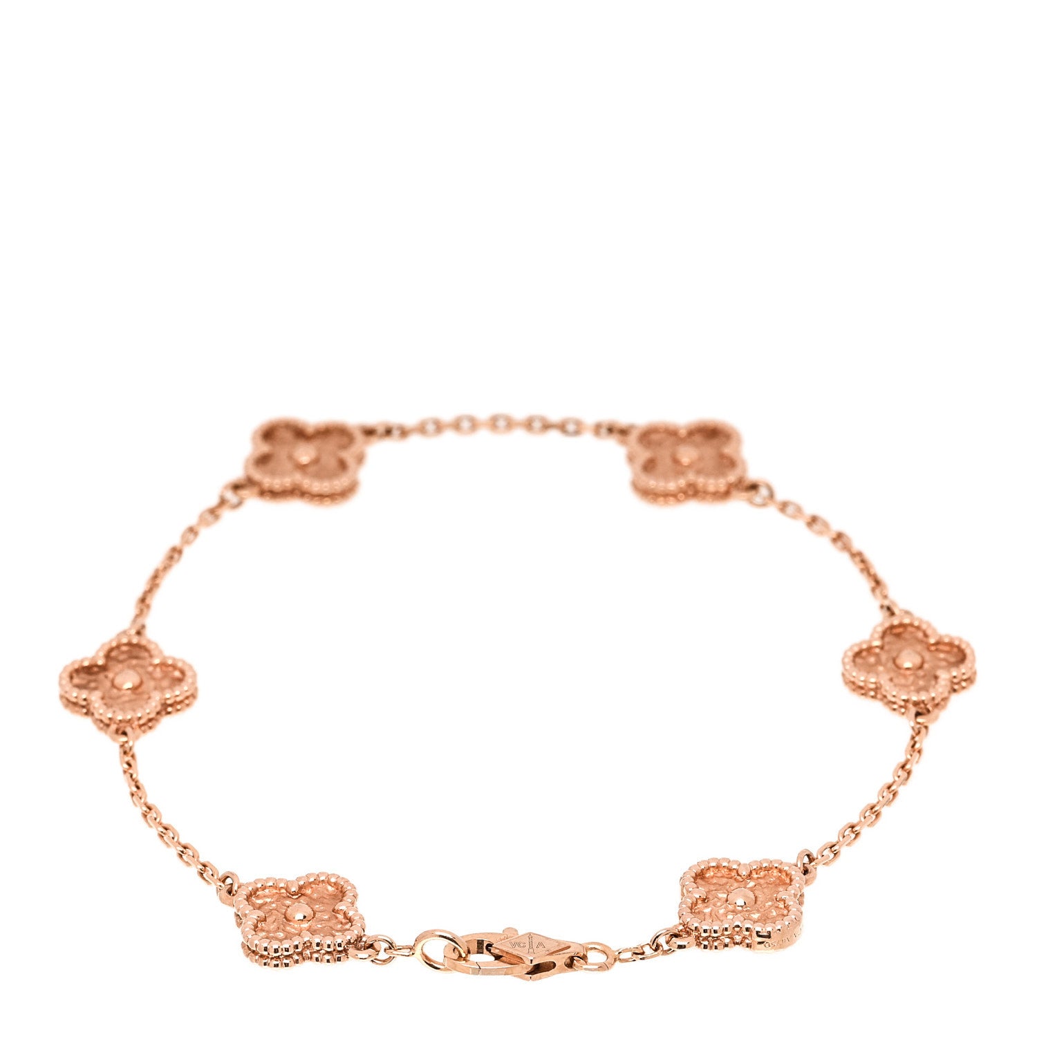 ヴァンクリーフ&アーペル スウィートアルハンブラ 6モチーフ ブレスレット 18K ローズゴールド VAN CLEEF & ARPELS SWEET ALHAMBRA 6 MOTIFS BRACELET 18K ROSE GOLD