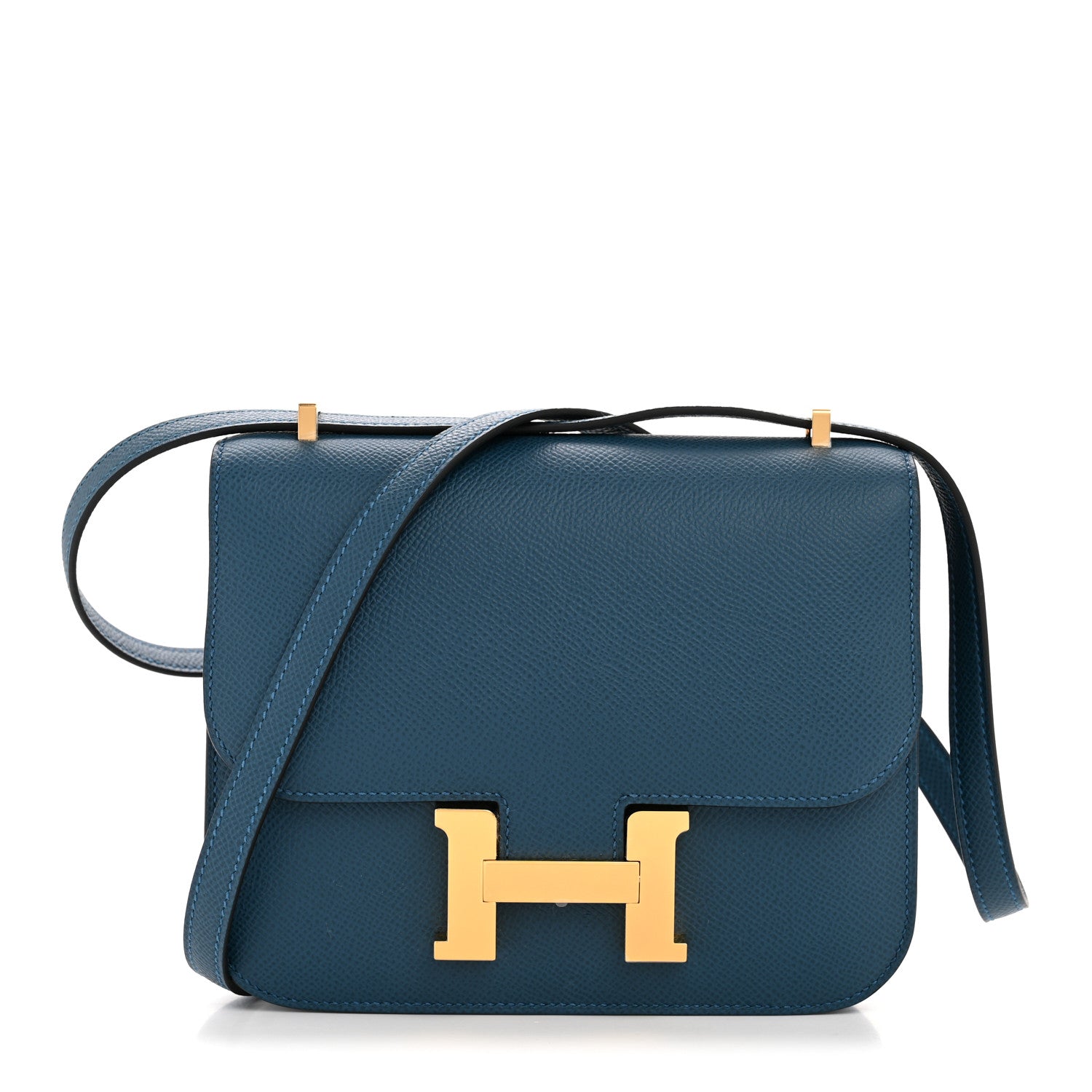 エルメス ミニコンスタンス 18 Deep Blue エプソン ゴールド金具 HERMES MINI CONSTANCE 18 DEEP BLUE EPSOM GOLD HARDWARE