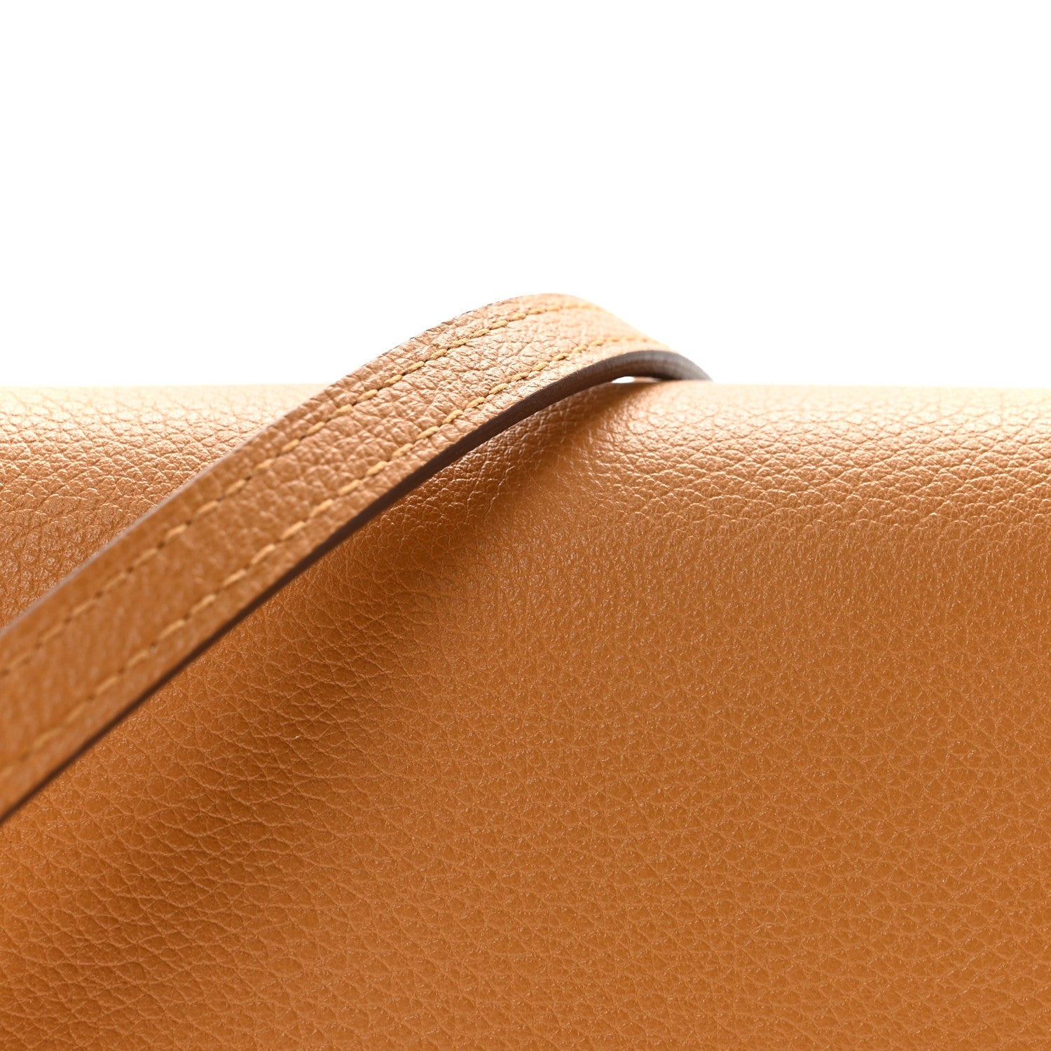 CONSTANCE TO GO WALLET CARAMEL EVERCOLOR GOLD HARDWARE