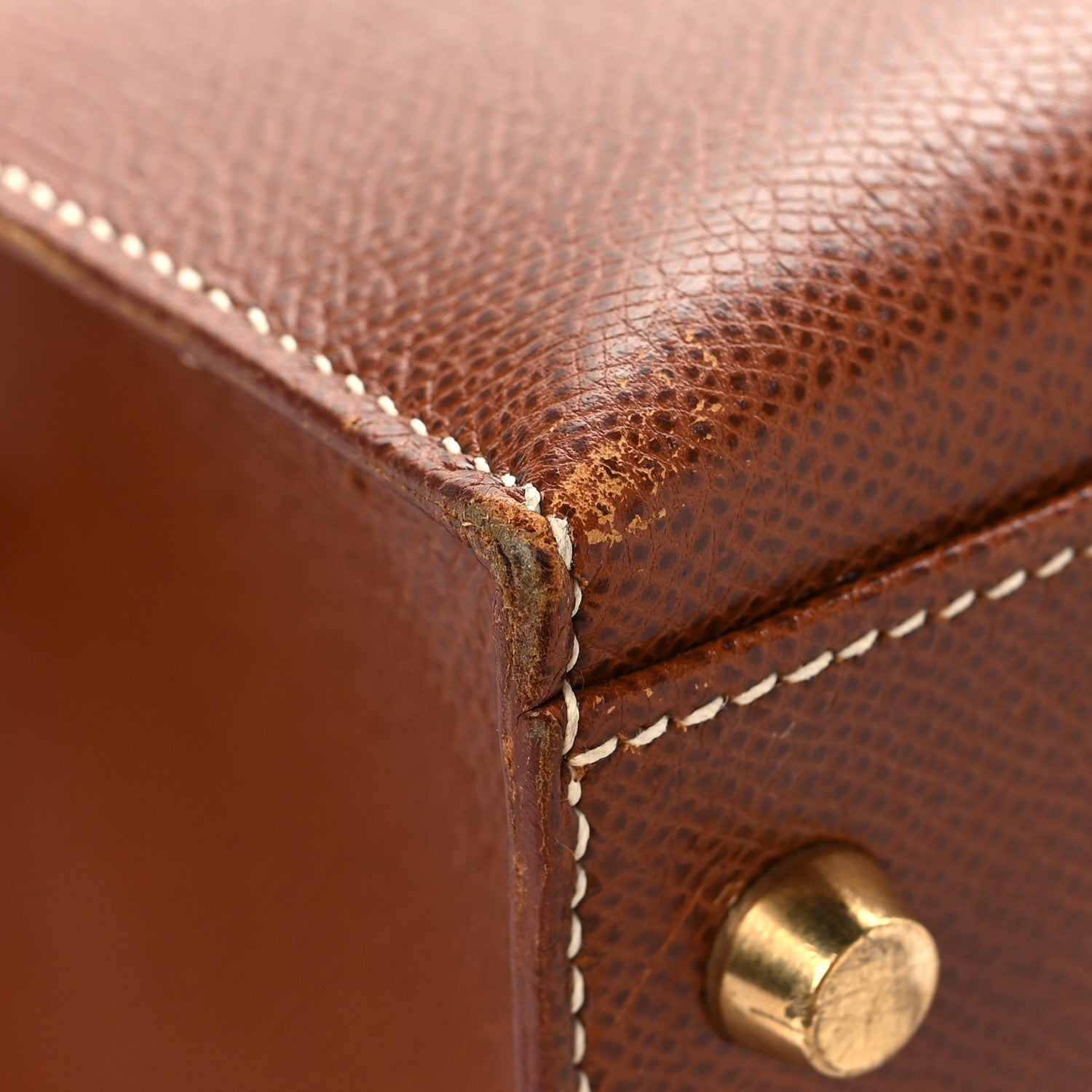 エルメス ケリー32 外縫い Noisette クシュベル ゴールド金具 HERMES KELLY32 SELLIER NOISETTE COURCHEVEL GOLD HARDWARE