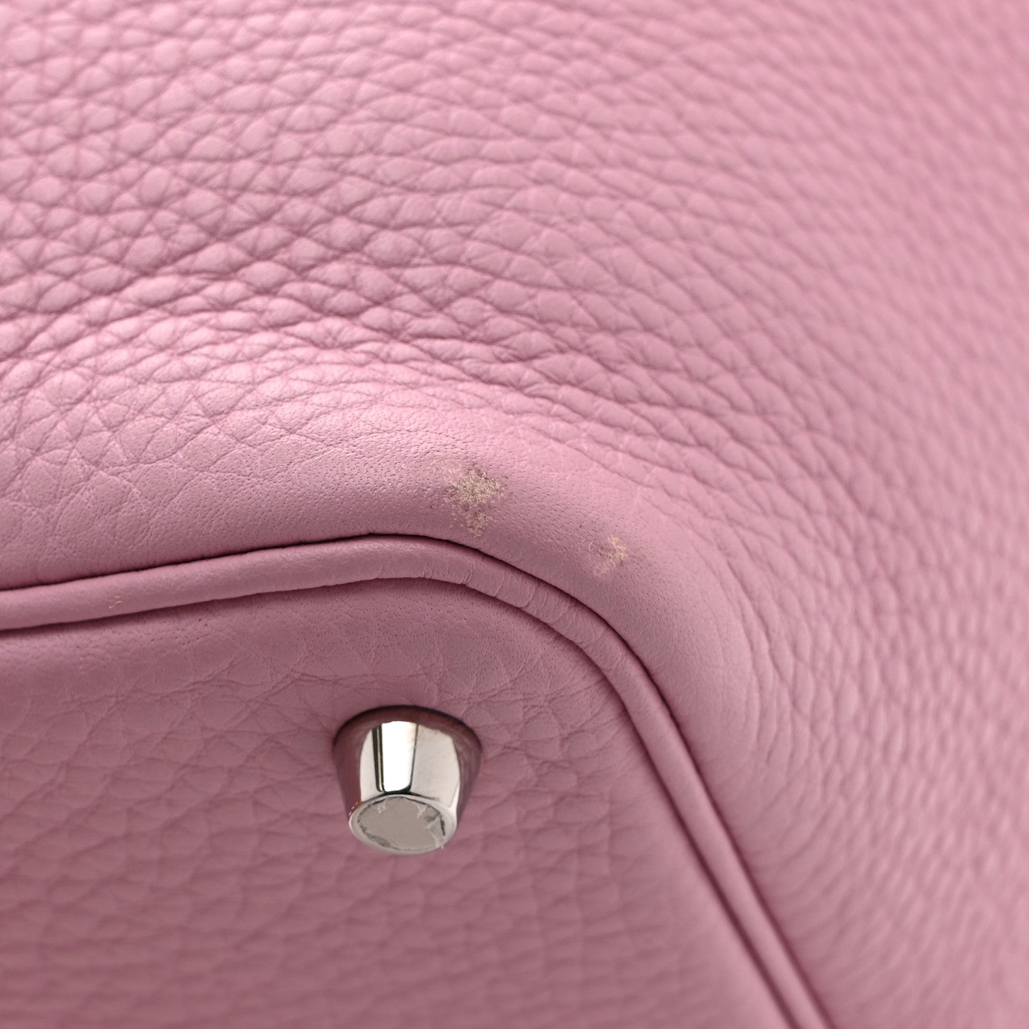 HERMES PICOTIN LOCK PM 18 MAUVE SYLVESTRE TAURILLON CLEMENCE SILVER HARDWARE