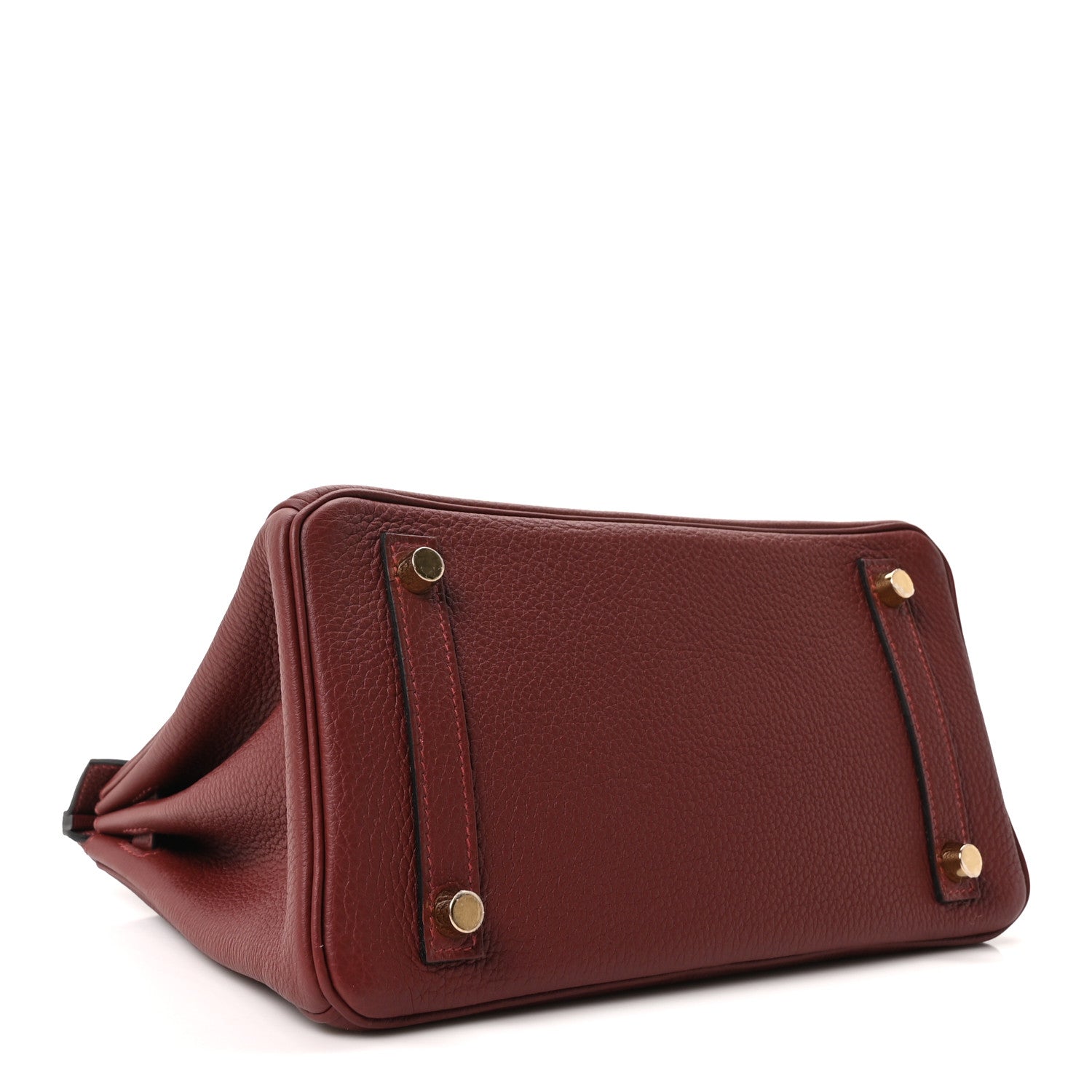 HERMES BIRKIN 25 ROUGE H TOGO GOLD HARDWARE
