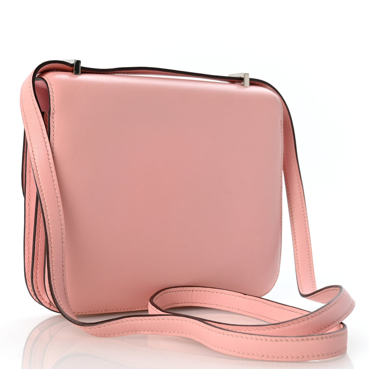 エルメス ミニコンスタンス 18 Rose Sakura Bougainvillea タデラクト / リザード シルバー金具 HERMES MINI CONSTANCE 18 ROSE SAKURA BOUGAINVILLEA TADELAKT / LIZARD SILVER HARDWARE