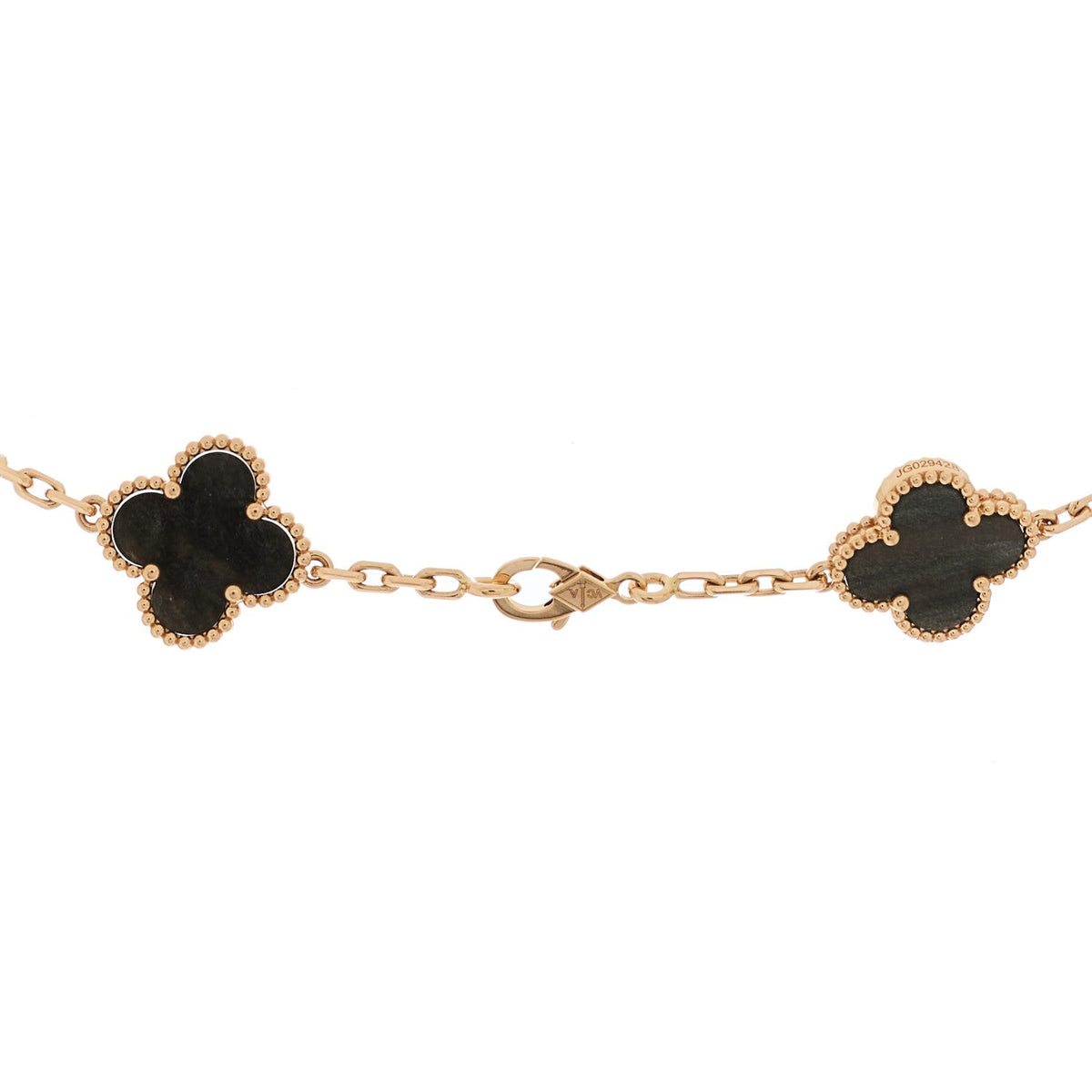 Van Cleef & Arpels Vintage Alhambra 20 Motifs Necklace 18K Rose Gold