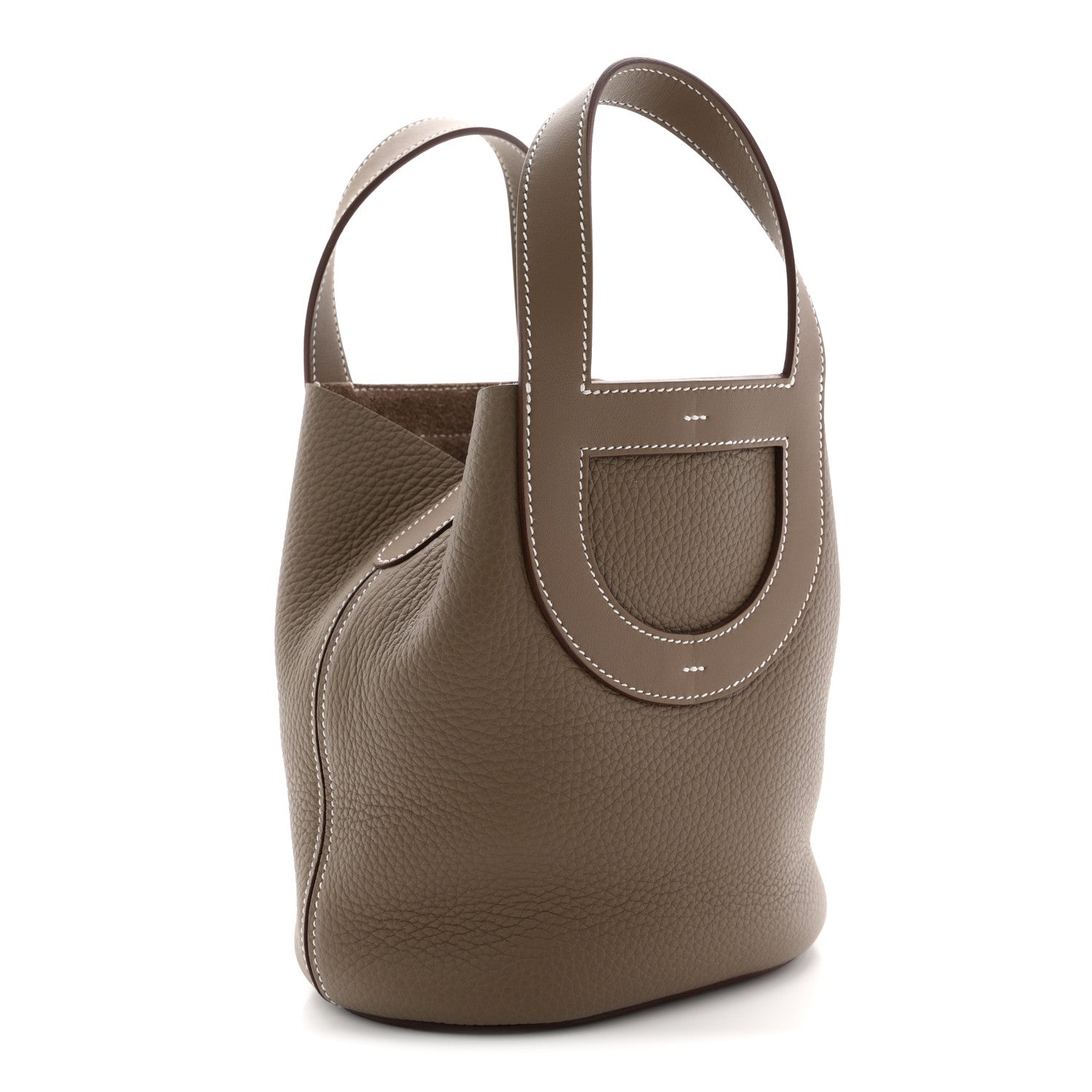 エルメス インザループ 18 Etoupe トリヨンクレマンス / スイフト シルバー金具 HERMES IN-THE-LOOP 18 ETOUPE TAURILLON CLEMENCE / SWIFT SILVER HARDWARE