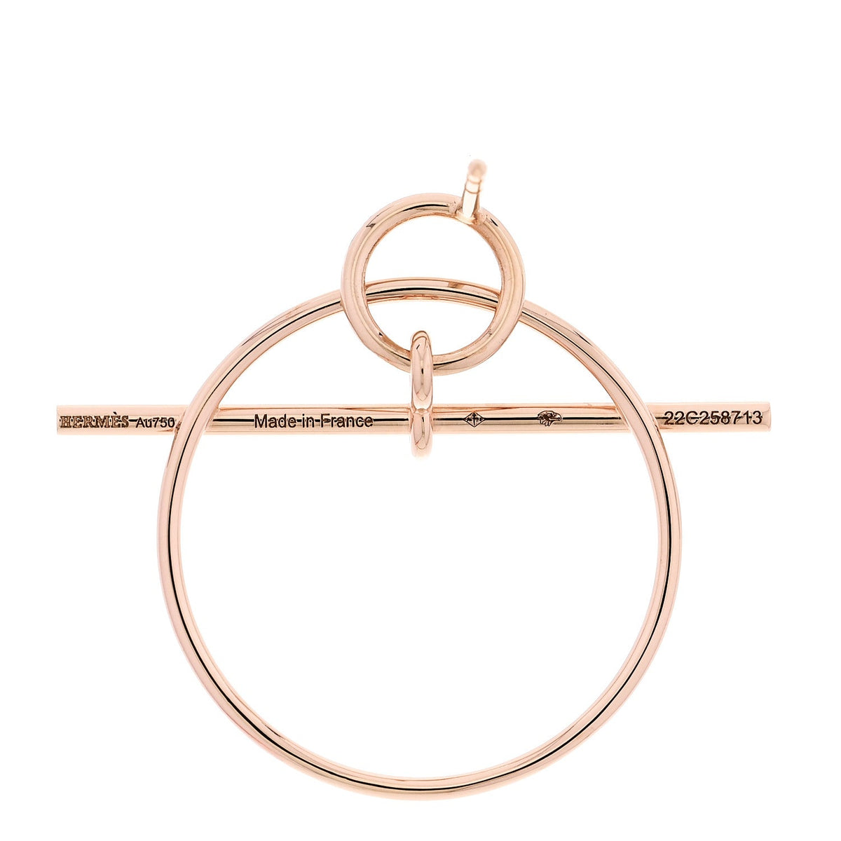 エルメス ループ ピアス 18K ローズゴールド HERMES LOOP EARRINGS 18K ROSE GOLD