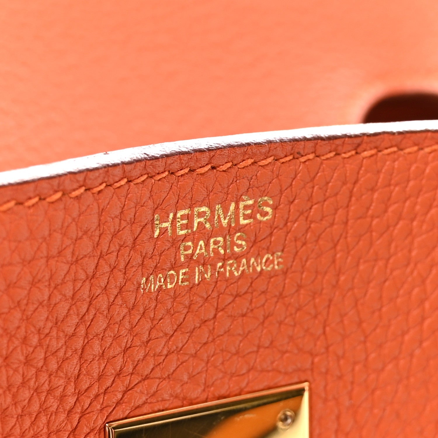 エルメス バーキン 35 Orange トゴ ゴールド金具 HERMES BIRKIN 35 ORANGE TOGO GOLD HARDWARE