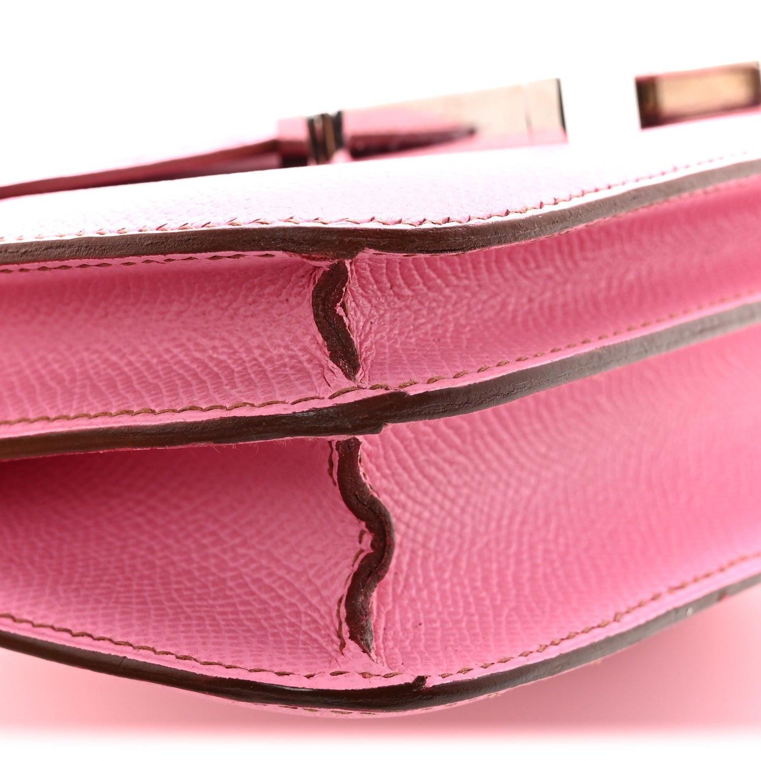 エルメス ミニコンスタンス 18 Bubblegum Pink エプソン シルバー金具 HERMES MINI CONSTANCE 18 BUBBLEGUM PINK EPSOM SILVER HARDWARE