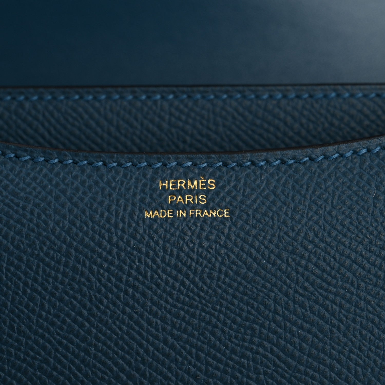 エルメス ミニコンスタンス 18 Deep Blue エプソン ゴールド金具 HERMES MINI CONSTANCE 18 DEEP BLUE EPSOM GOLD HARDWARE