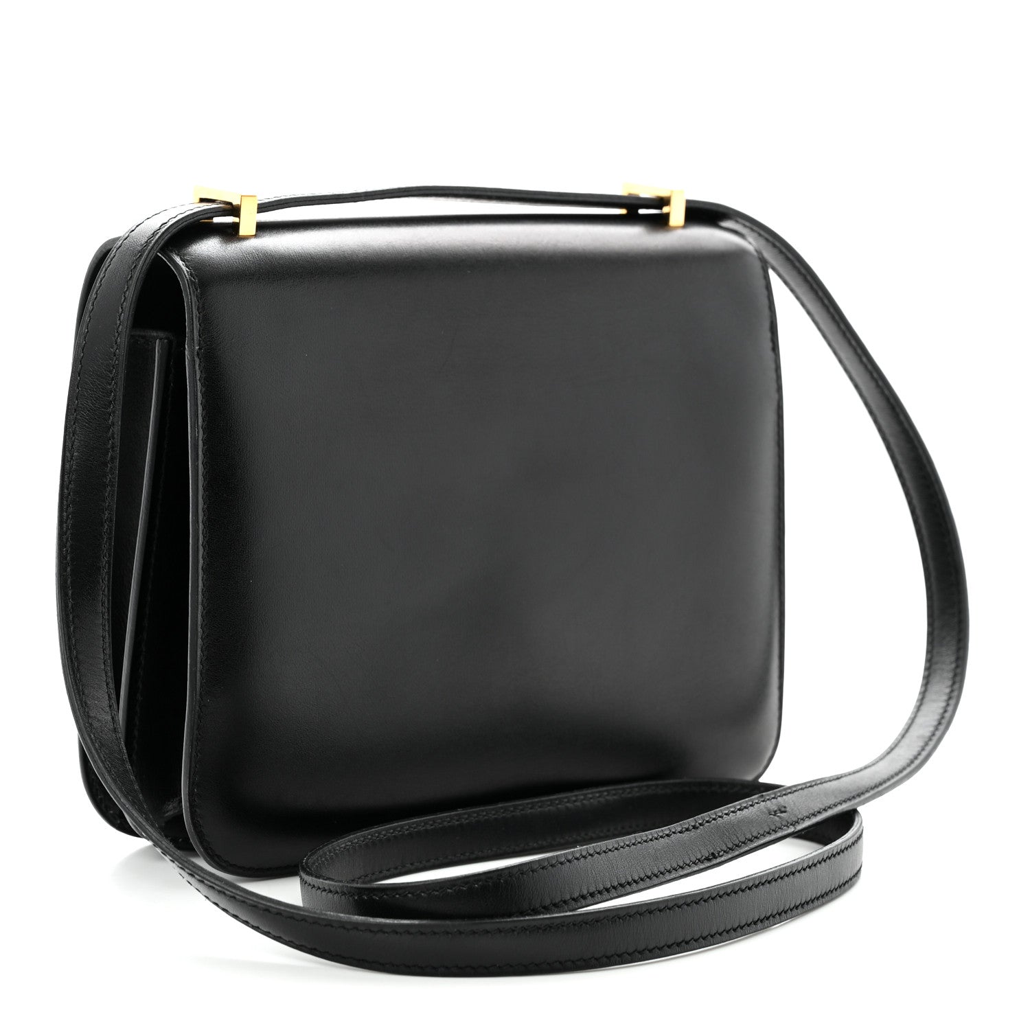 エルメス ミニコンスタンス 18 Black ボックス ゴールド金具 HERMES MINI CONSTANCE 18 BLACK BOX GOLD HARDWARE