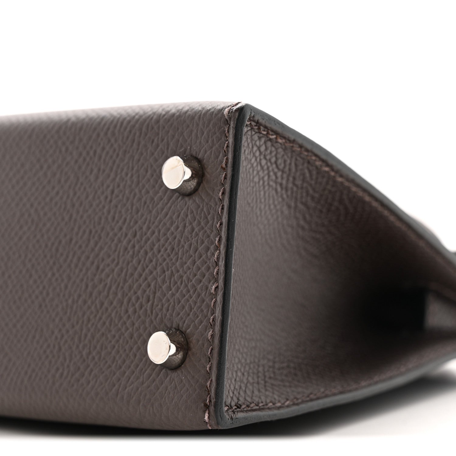 Hermes Mini Kelly 20 Sellier Ebene Epsom Electrum Hardware Gold Hardware/Silver Hardware