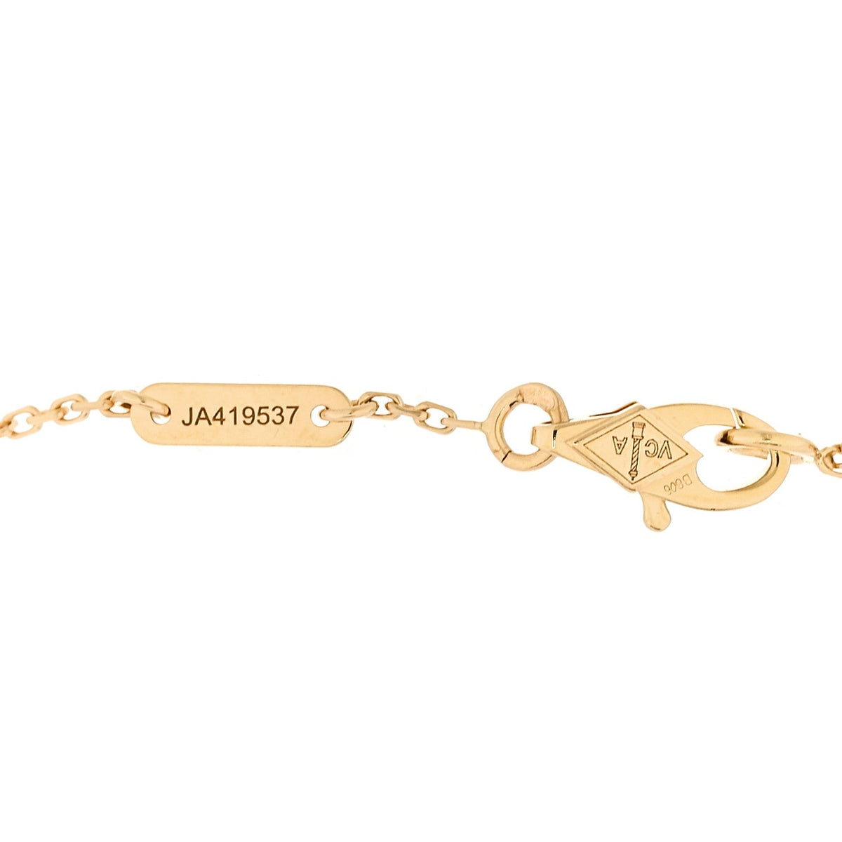 Van Cleef & Arpels Mini Frivole Bracelet Diamond 18K Yellow Gold