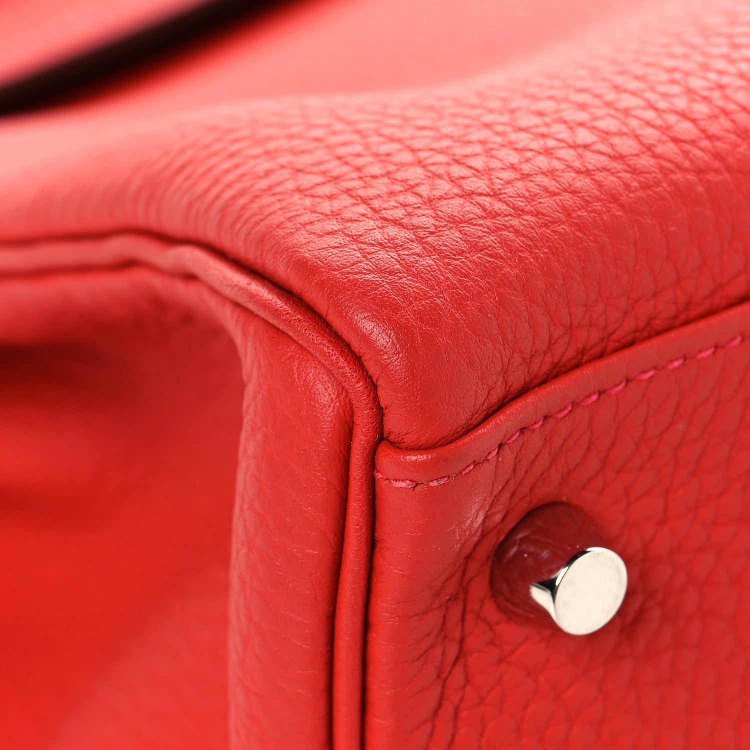 エルメス ケリー32 内縫い Rouge Casaque トゴ シルバー金具 HERMES KELLY32 RETOURNE ROUGE CASAQUE TOGO SILVER HARDWARE