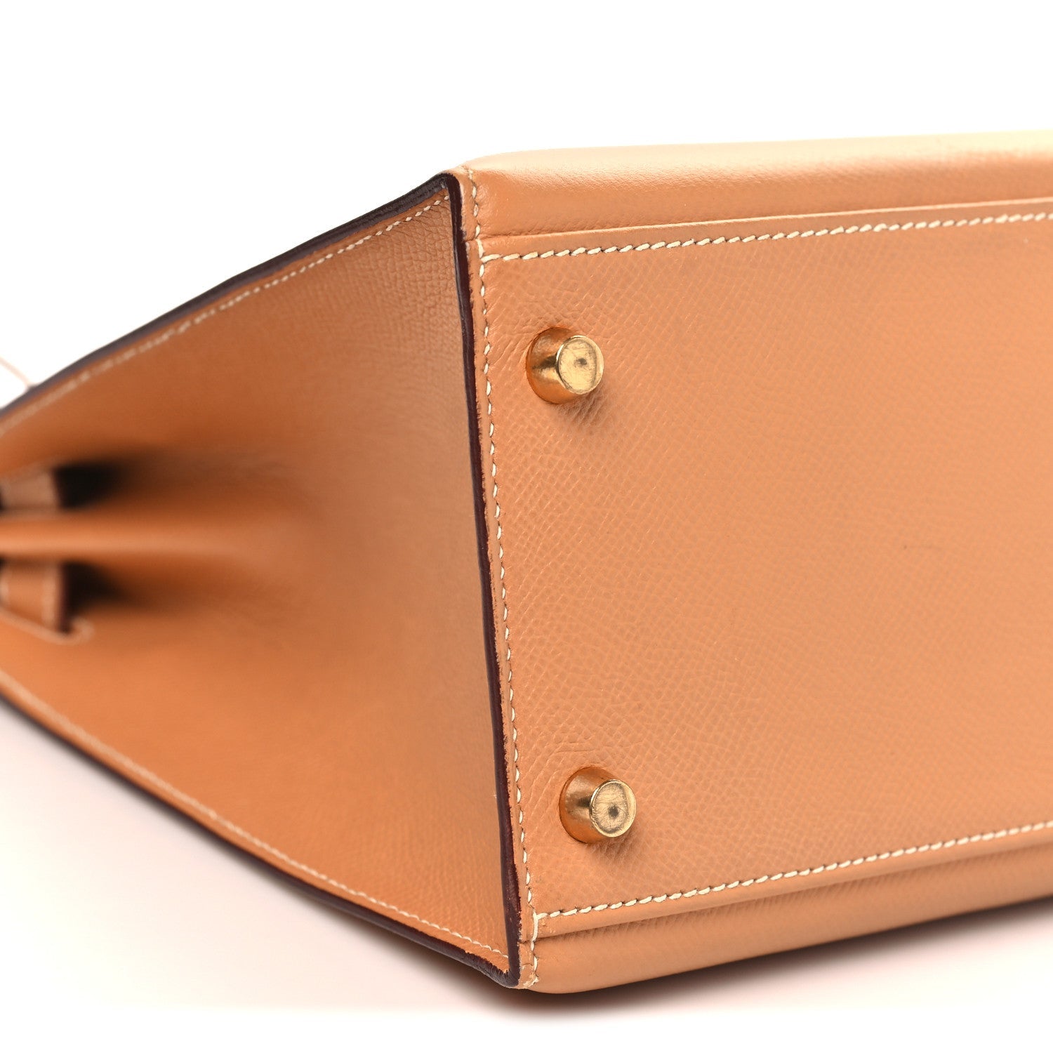 エルメス ケリー32 外縫い Naturelle クシュベル ゴールド金具 HERMES KELLY32 SELLIER NATURELLE COURCHEVEL GOLD HARDWARE