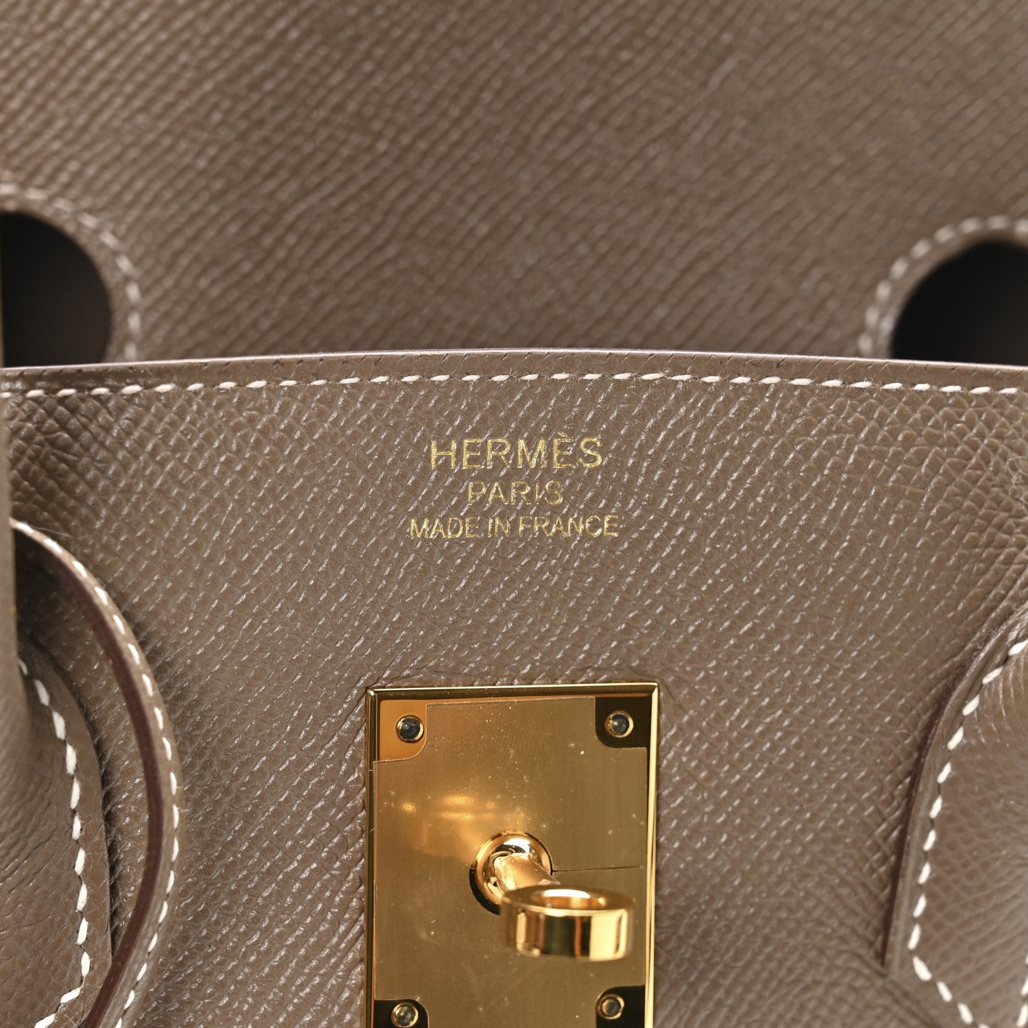 エルメス バーキン 35 Etoupe エプソン ゴールド金具 HERMES BIRKIN 35 ETOUPE EPSOM GOLD HARDWARE