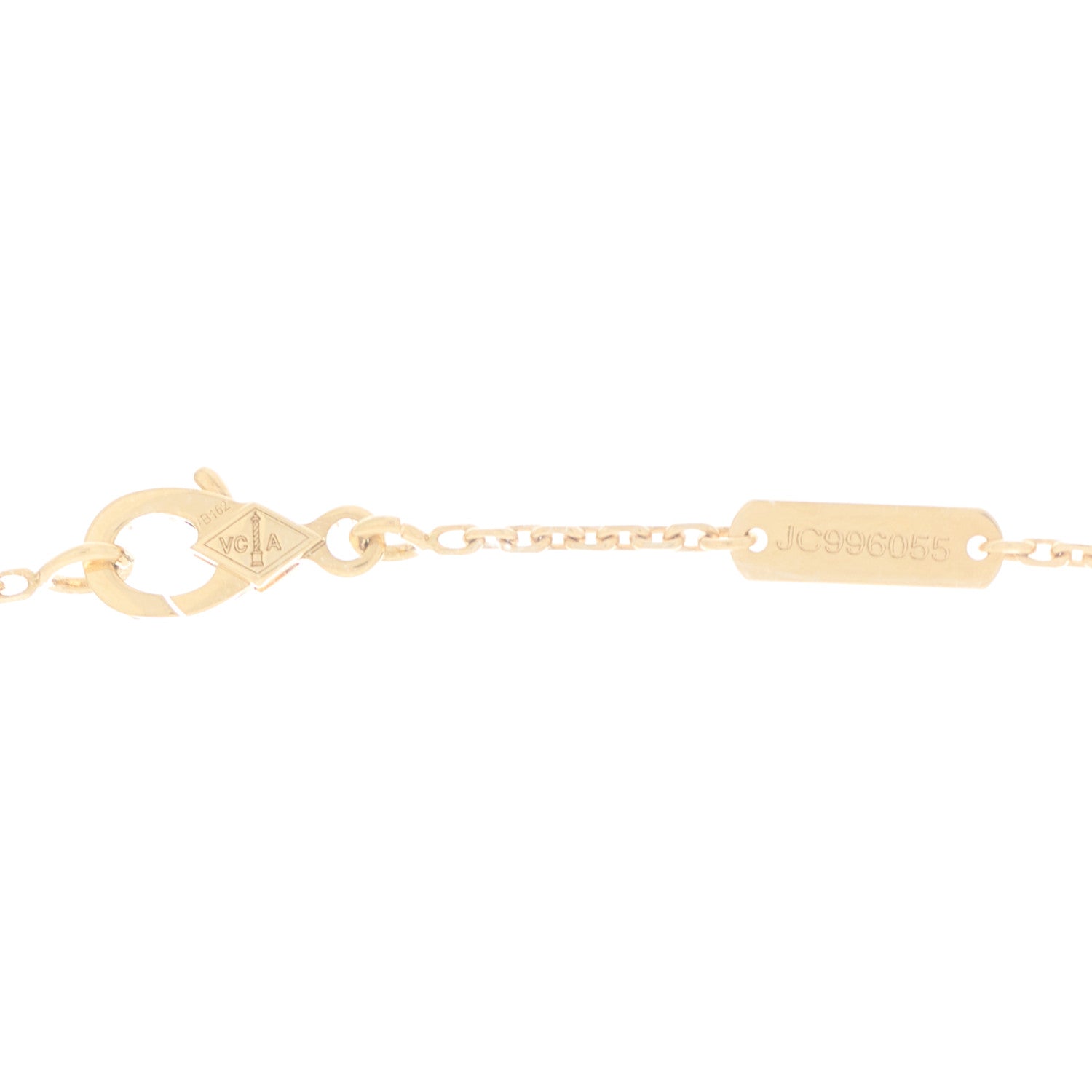 ヴァンクリーフ&アーペル スモール ペンダントネックレス マルチカラー 18K イエローゴールド VAN CLEEF & ARPELS SMALL PENDANT NECKLACE MULTICOLOR 18K YELLOW GOLD