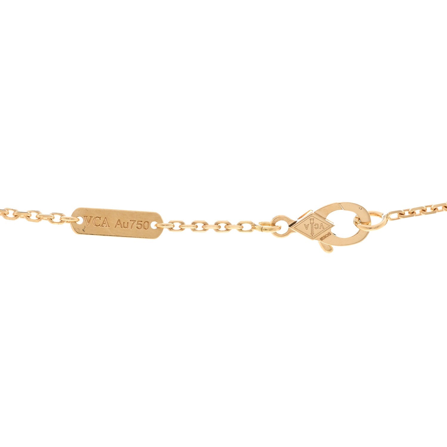 ヴァンクリーフ&アーペル ヴィンテージアルハンブラ ペンダントネックレス ブルーアゲート 18K イエローゴールド VAN CLEEF & ARPELS VINTAGE ALHAMBRA PENDANT NECKLACE BLUE AGATE 18K YELLOW GOLD