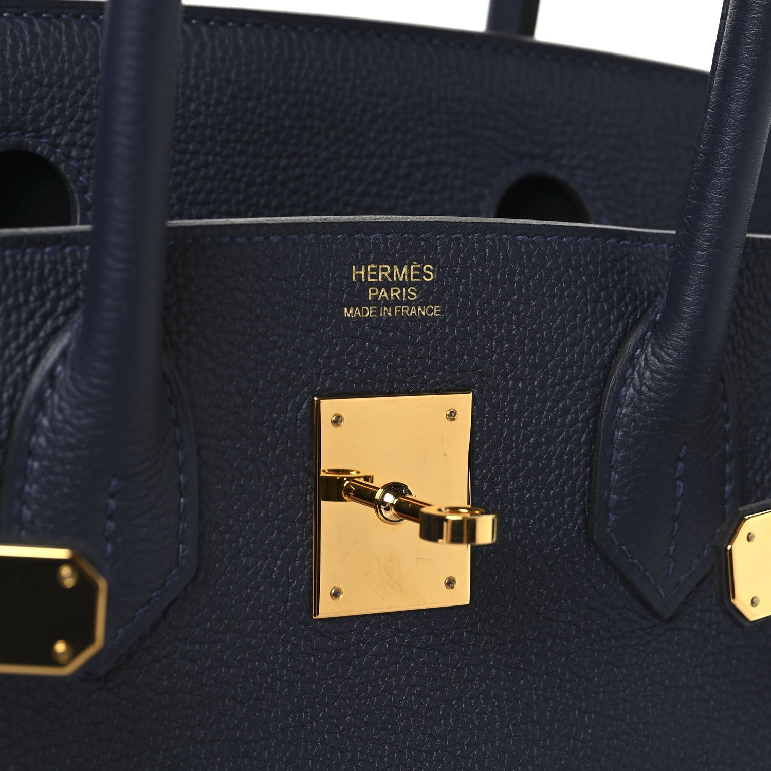 Hermès Birkin 30 Bleu Nuit Togo Gold Hardware