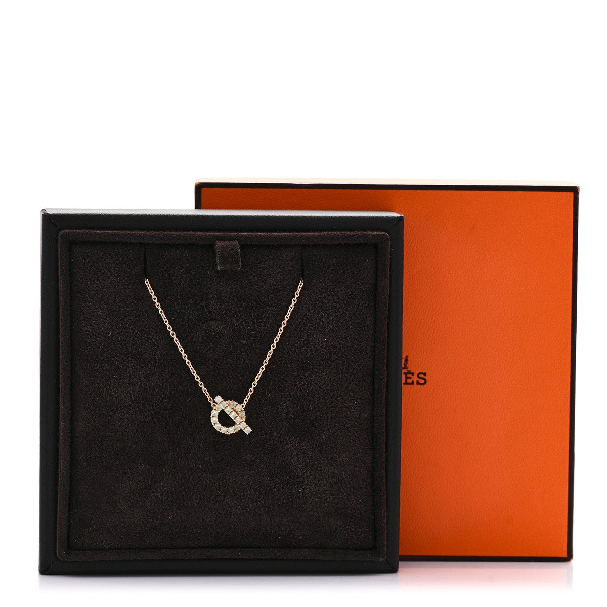 エルメス フィネス ペンダントネックレス 18K ローズゴールド HERMES FINESSE PENDANT NECKLACE 18K ROSE GOLD