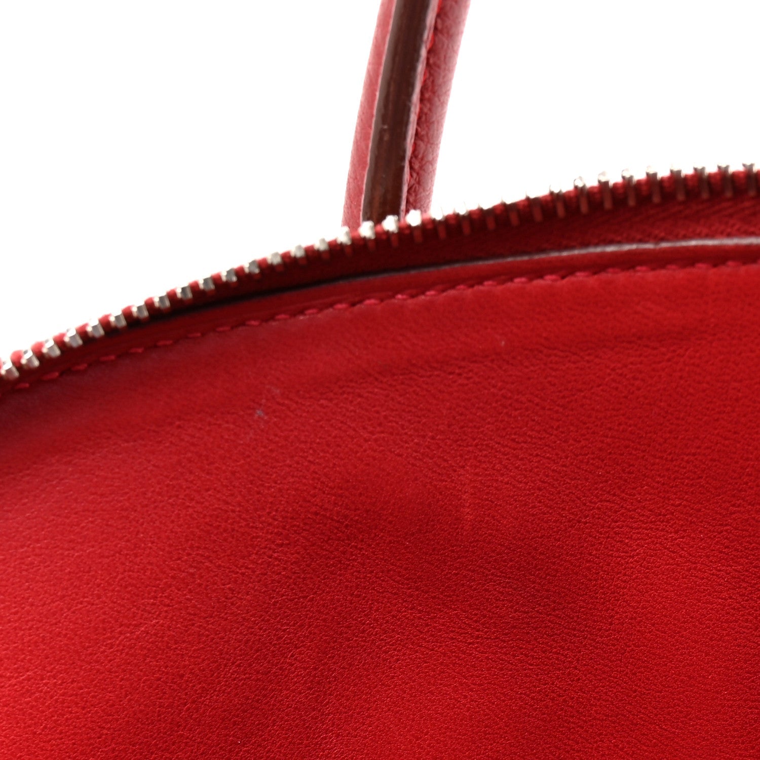 HERMES BOLIDE 31 ROUGE GARANCE TAURILLON CLEMENCE SILVER HARDWARE