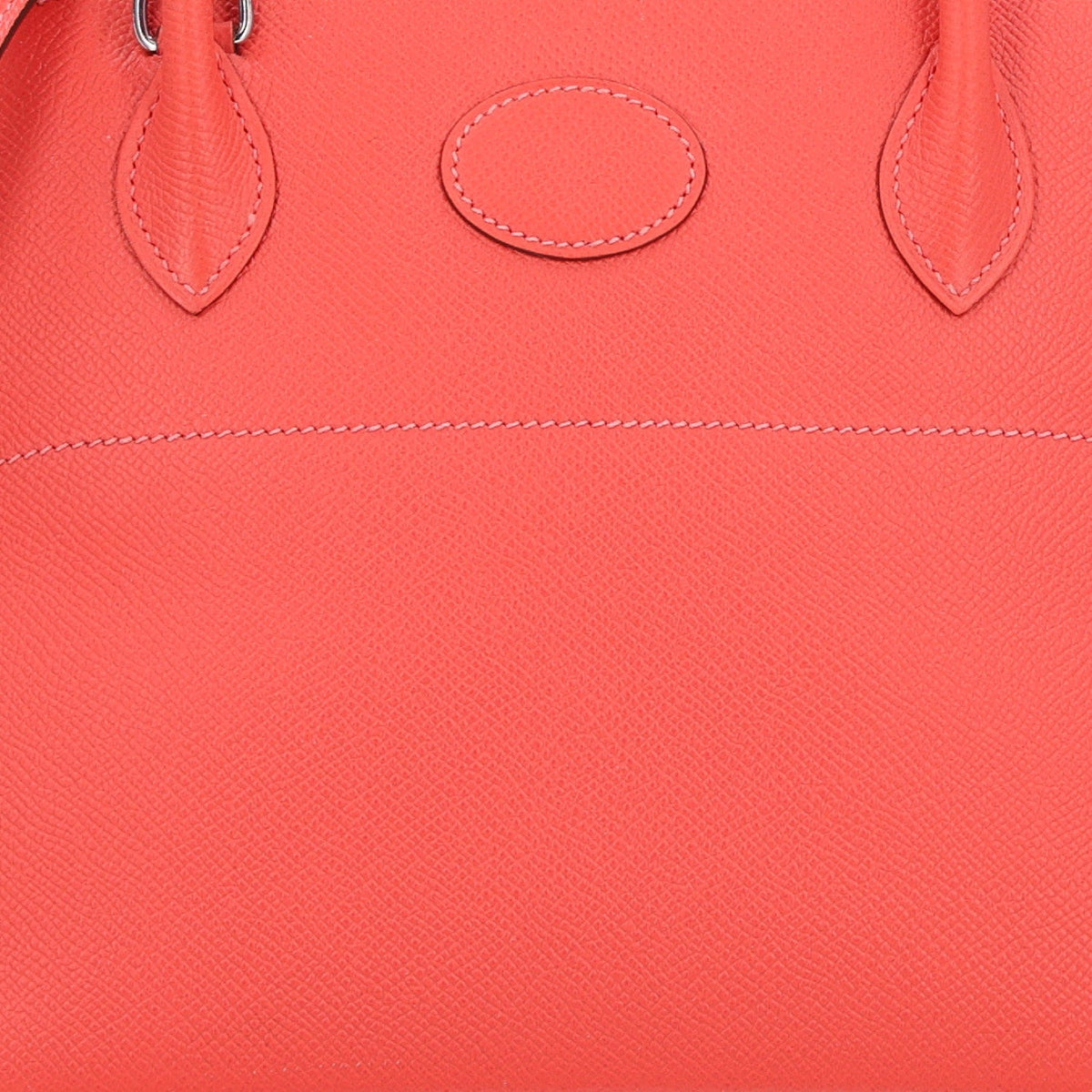 Hermes Bolide 27 Orange Poppy Epsom Silver Hardware
