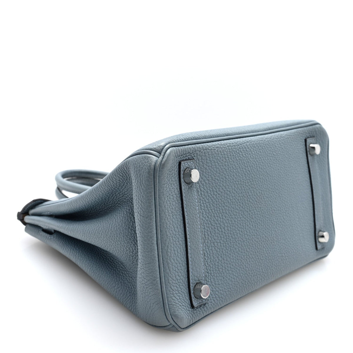 エルメス バーキン 25 ヴェルソ Bleu Lin Chai トゴ シルバー金具 HERMES BIRKIN 25 VERSO BLEU LIN CHAI TOGO SILVER HARDWARE