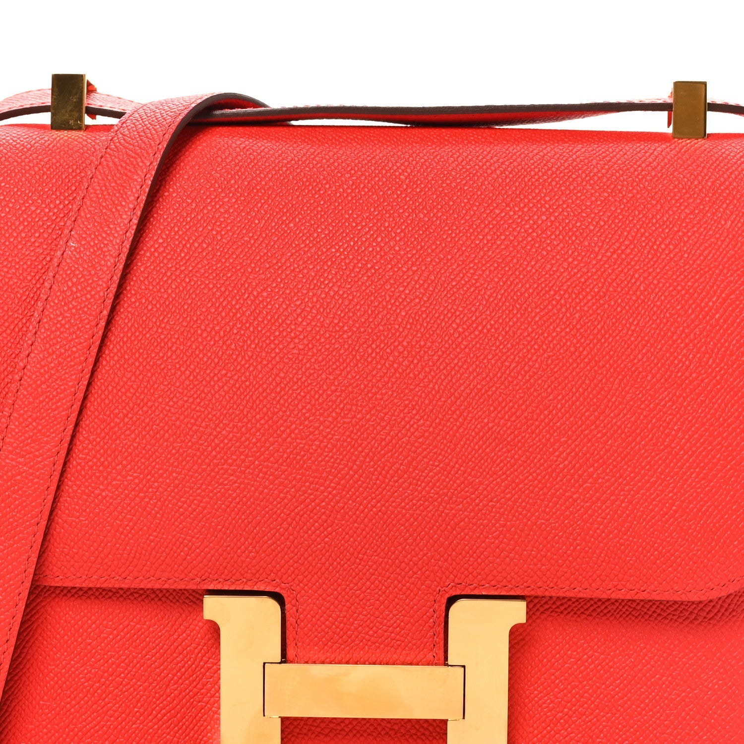 エルメス コンスタンス 24 Rouge De Coeur エプソン ゴールド金具 HERMES CONSTANCE 24 ROUGE DE COEUR EPSOM GOLD HARDWARE