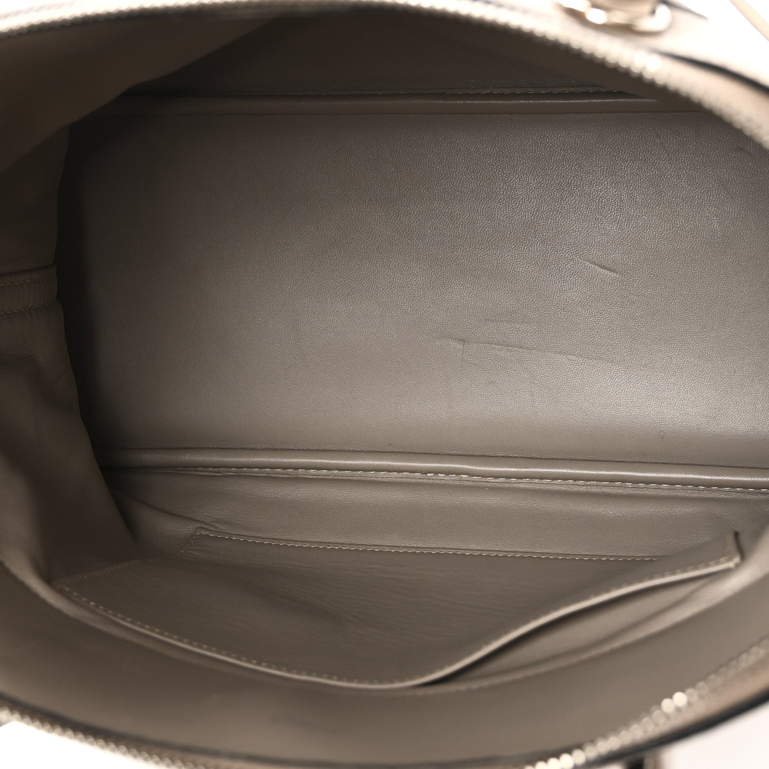 HERMES BOLIDE 35 GRIS TOURTERELLE TAURILLON CLEMENCE SILVER HARDWARE