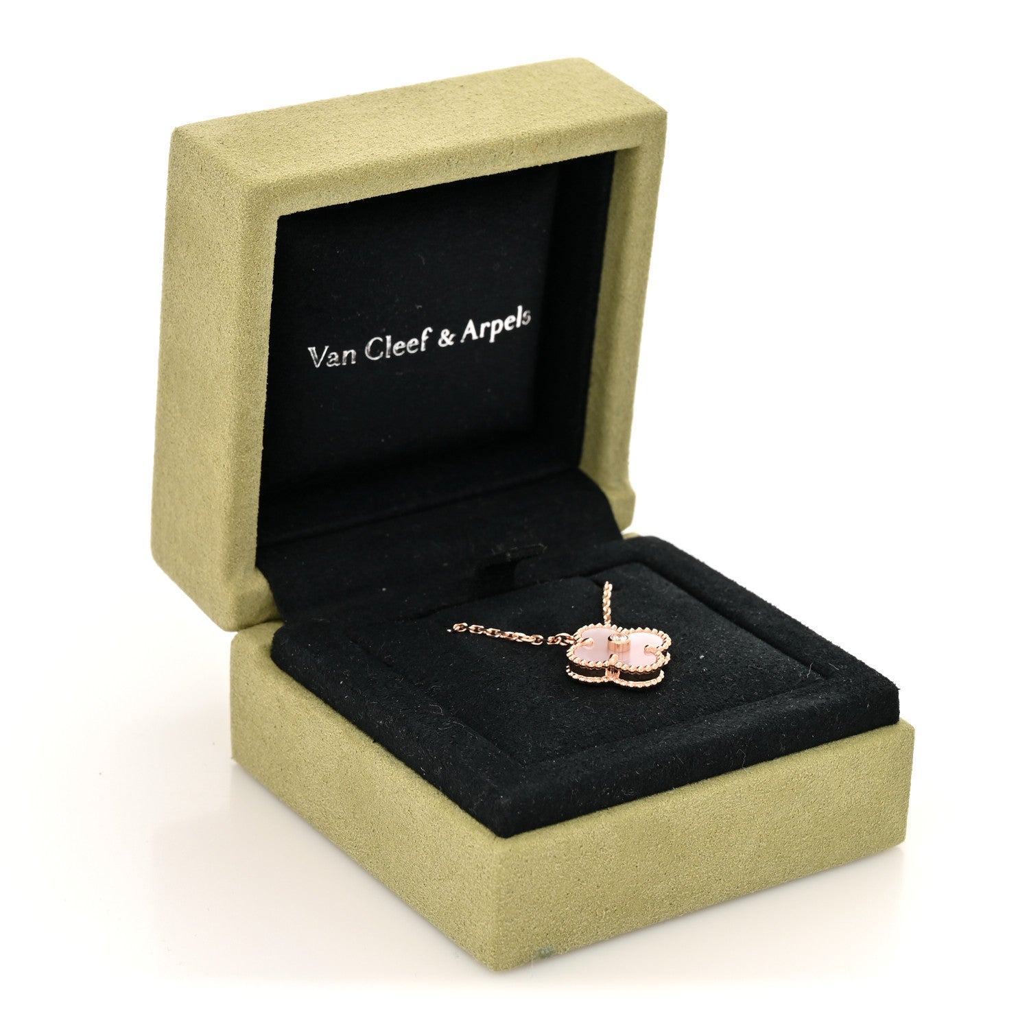 ヴァンクリーフ&アーペル ヴィンテージアルハンブラ ペンダントネックレス マルチカラー 18K ローズゴールド VAN CLEEF & ARPELS VINTAGE ALHAMBRA PENDANT NECKLACE MULTICOLOR 18K ROSE GOLD