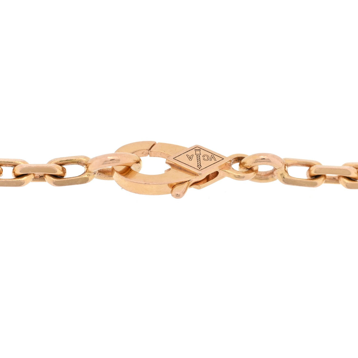 Van Cleef & Arpels Lucky Spring 5 Motifs Bracelet Multicolor 18K Rose Gold