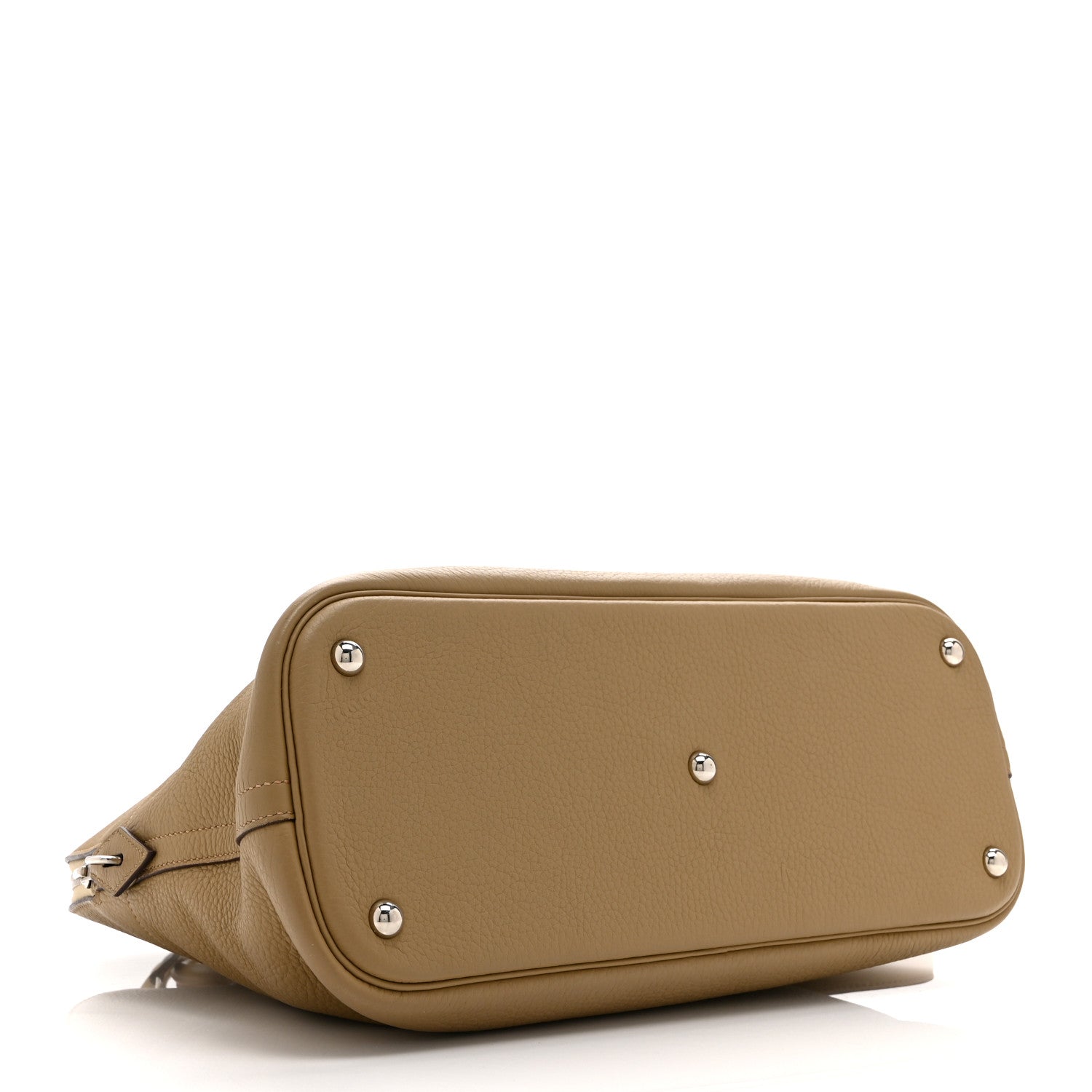 HERMES BOLIDE 35 BISCUIT TAURILLON CLEMENCE SILVER HARDWARE