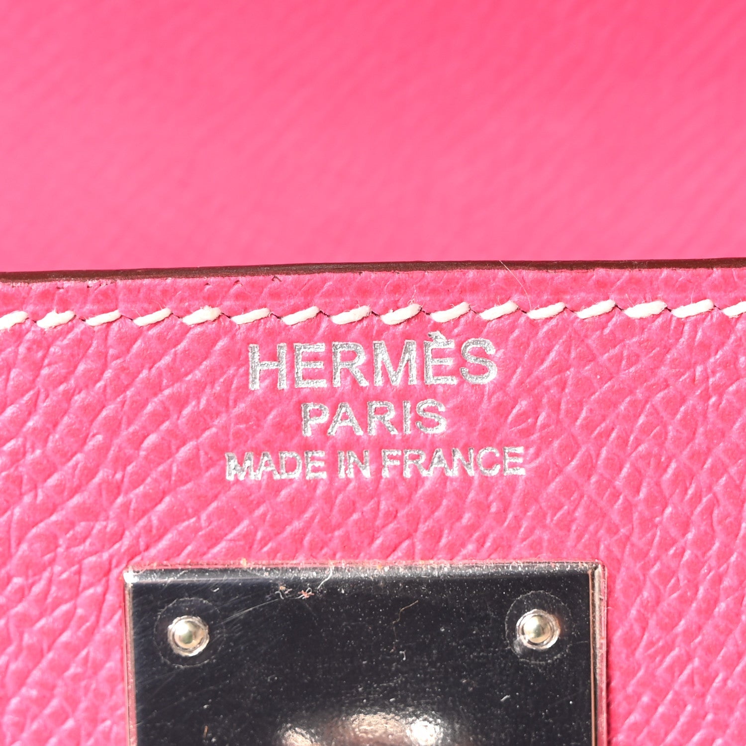 エルメス ケリー32 外縫い Rose Tyrien エプソン シルバー金具 HERMES KELLY32 SELLIER ROSE TYRIEN EPSOM SILVER HARDWARE
