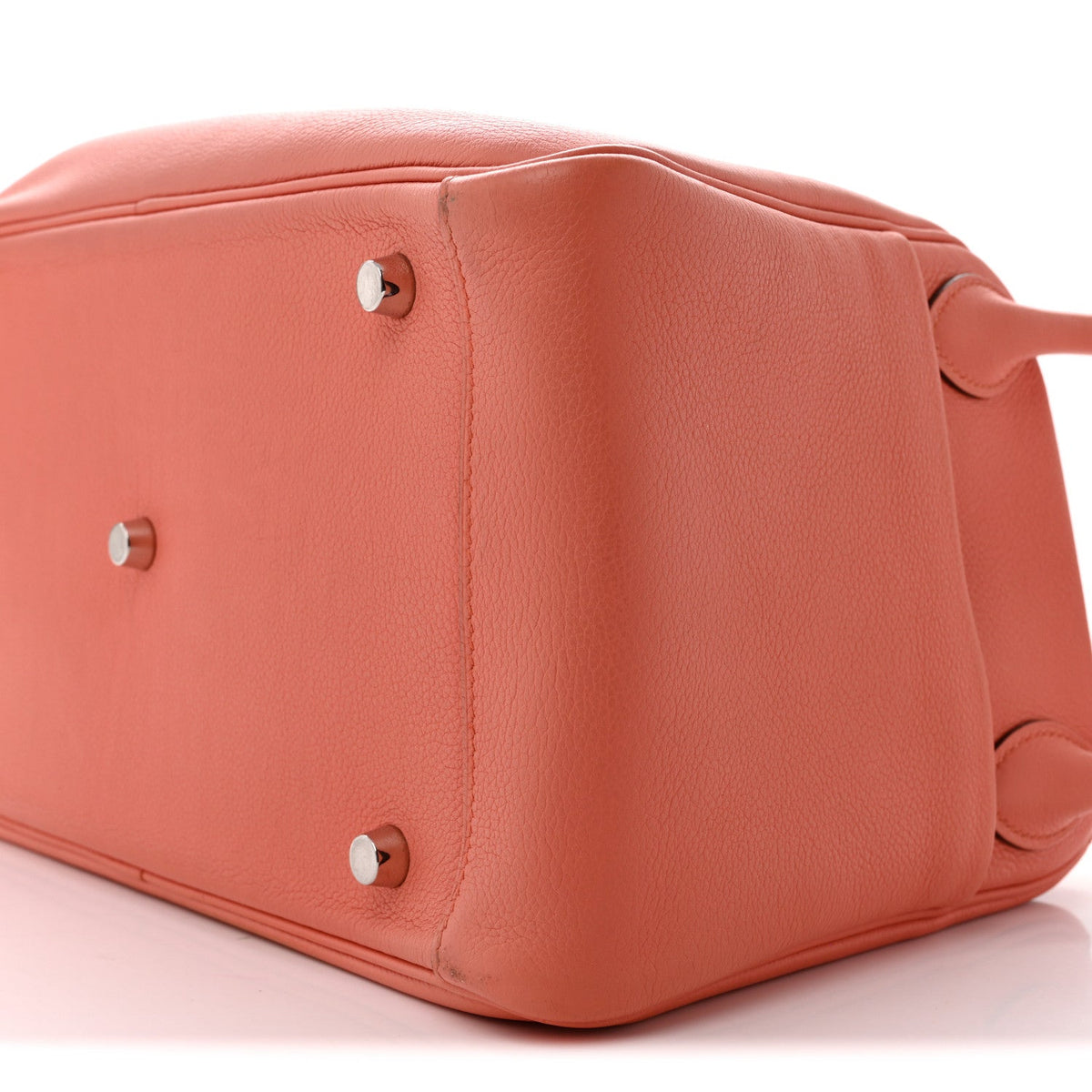 Hermès Lindy 30 Flamingo Evercolor Silver Hardware