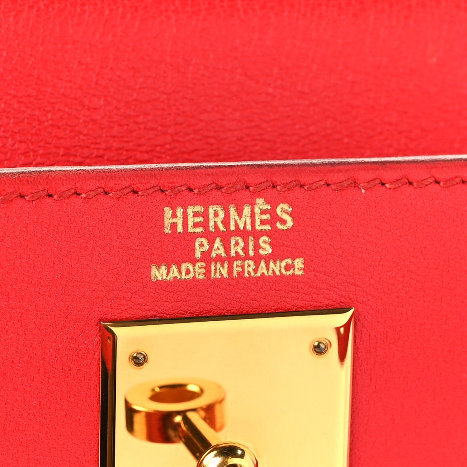 エルメス ケリー32 内縫い Vermillion スイフト ゴールド金具 HERMES KELLY32 RETOURNE VERMILLION SWIFT GOLD HARDWARE