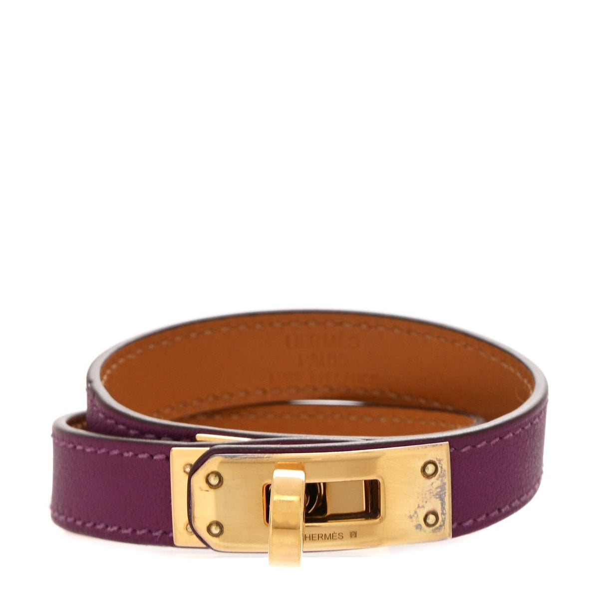 エルメス ケリー ドゥブルトゥール ブレスレット スイフト S アネモネ HERMES KELLY DOUBLE TOUR BRACELET SWIFT S ANEMONE
