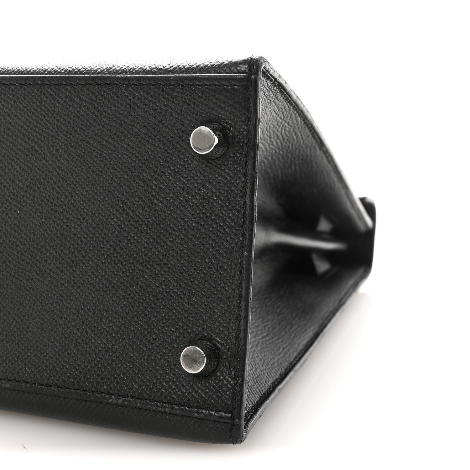 エルメス ケリー 28 外縫い Black エプソン シルバー金具 HERMES KELLY 28 SELLIER BLACK EPSOM SILVER HARDWARE