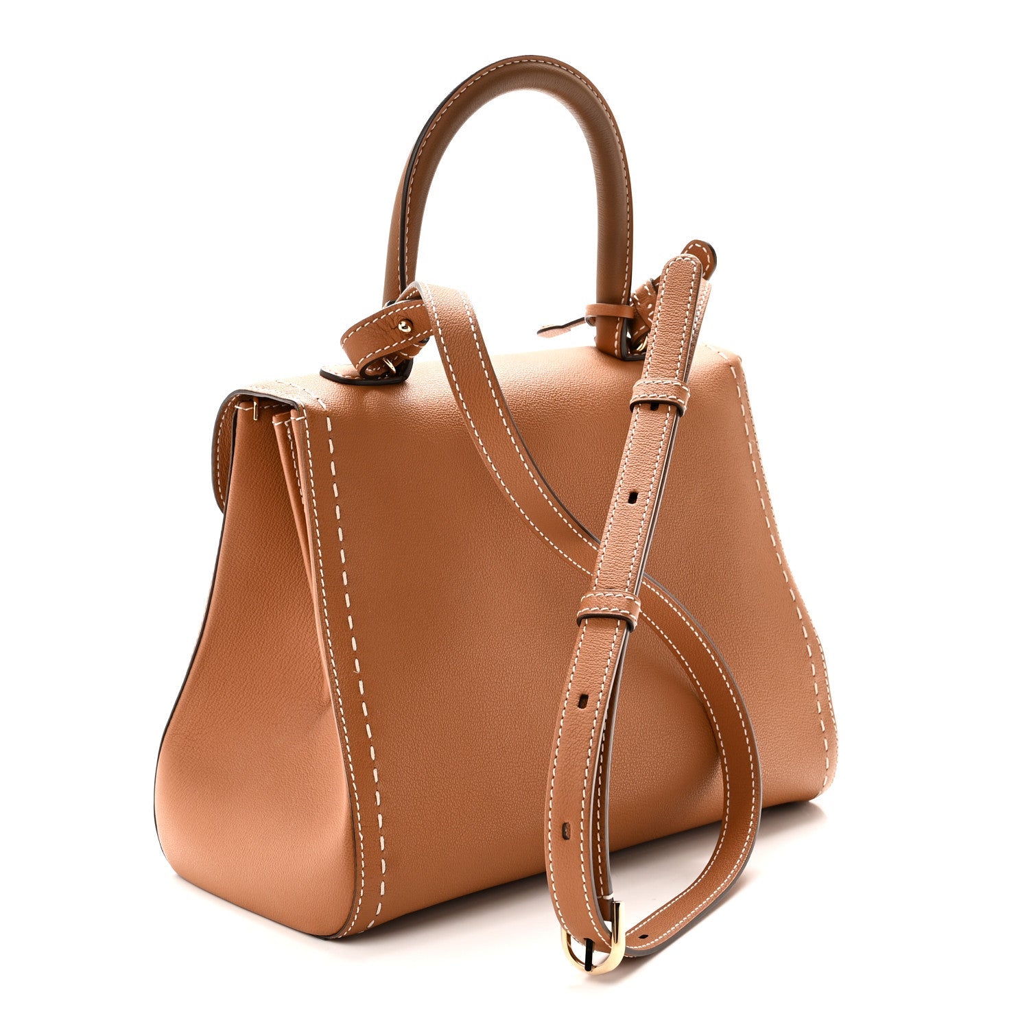 デルヴォー ブリヨン MM サーピケ ショルダーバッグ Vegetal グレインドカーフスキン ゴールド金具 DELVAUX BRILLANT MM SURPIQUE SHOULDER BAG VEGETAL GRAINED CALFSKIN GOLD HARDWARE