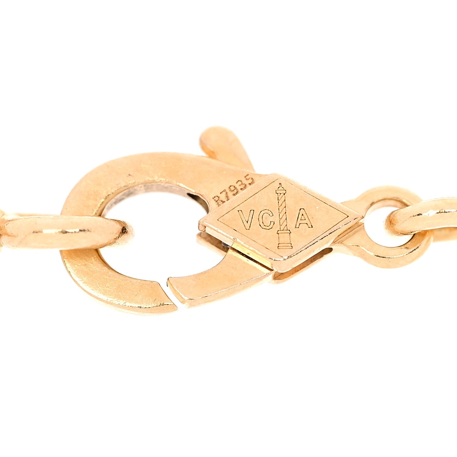 Van Cleef & Arpels 18K Yellow Gold 5 Motif Vintage Alhambra Bracelet