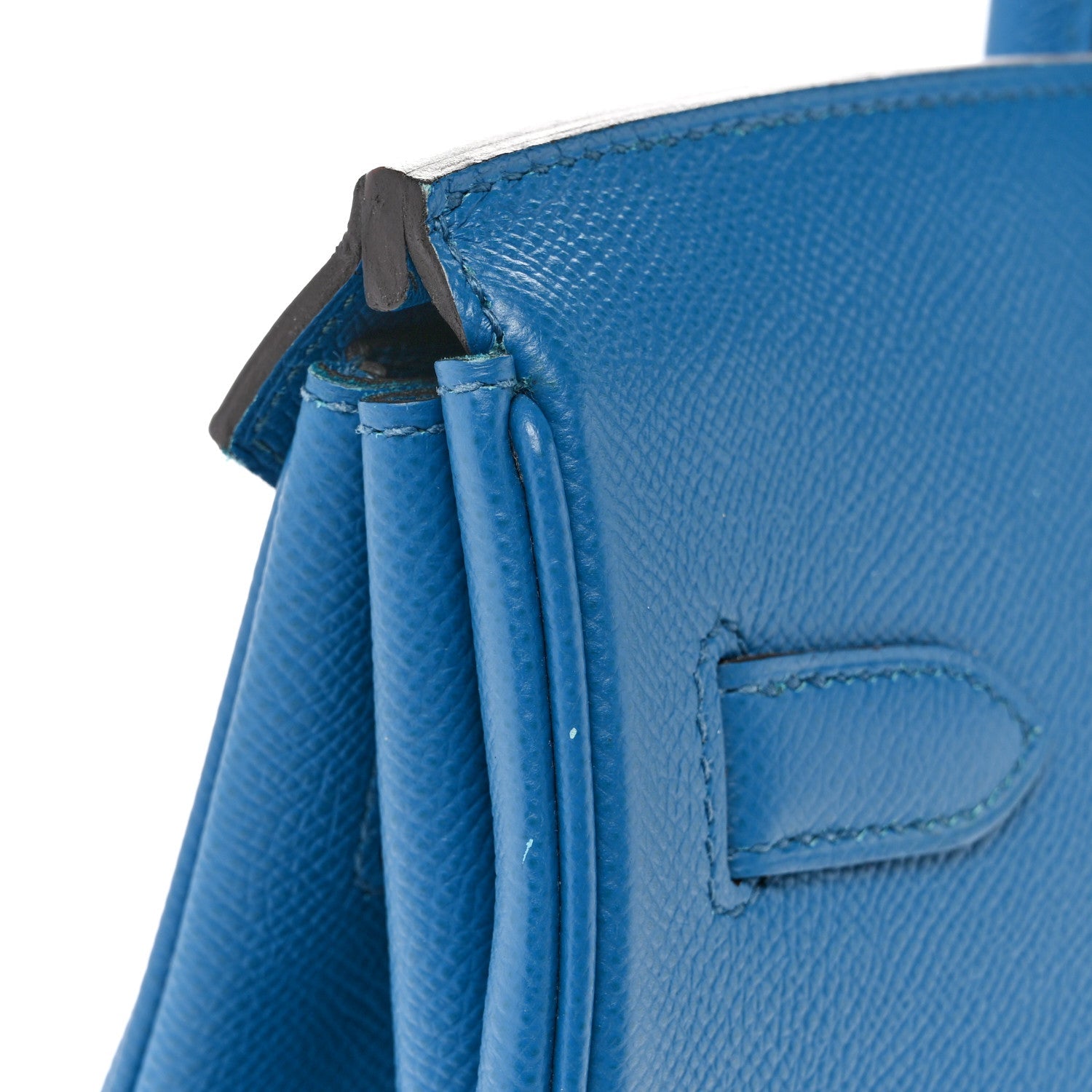エルメス バーキン 35 Bleu Izmir エプソン シルバー金具 HERMES BIRKIN 35 BLEU IZMIR EPSOM SILVER HARDWARE