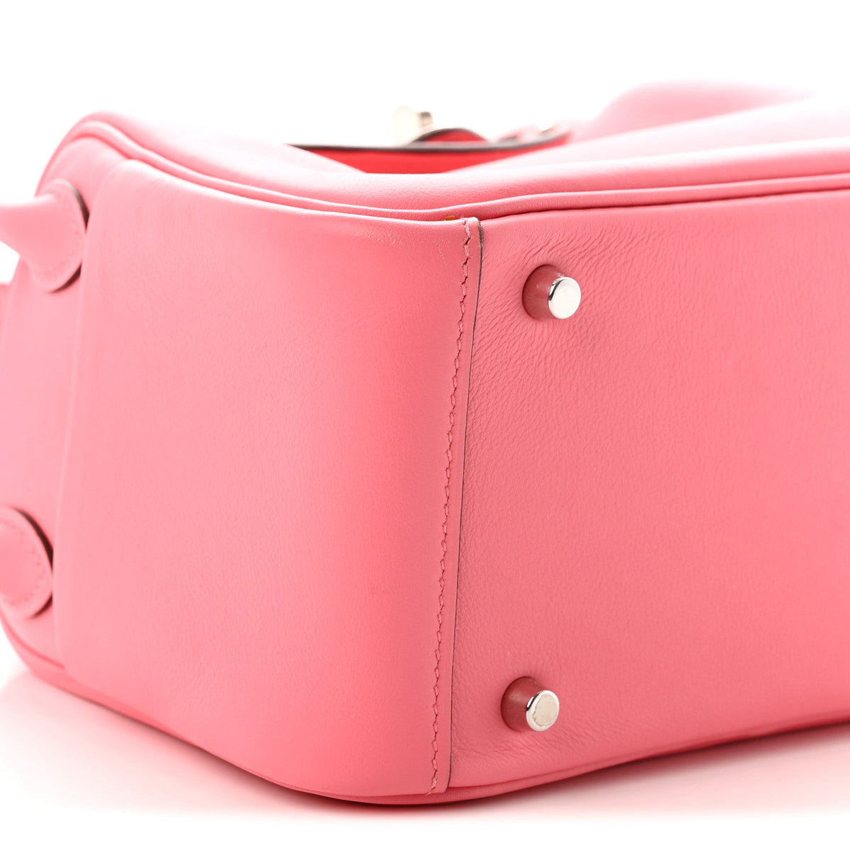 Hermès Lindy 20 Rose Ete Swift Silver Hardware