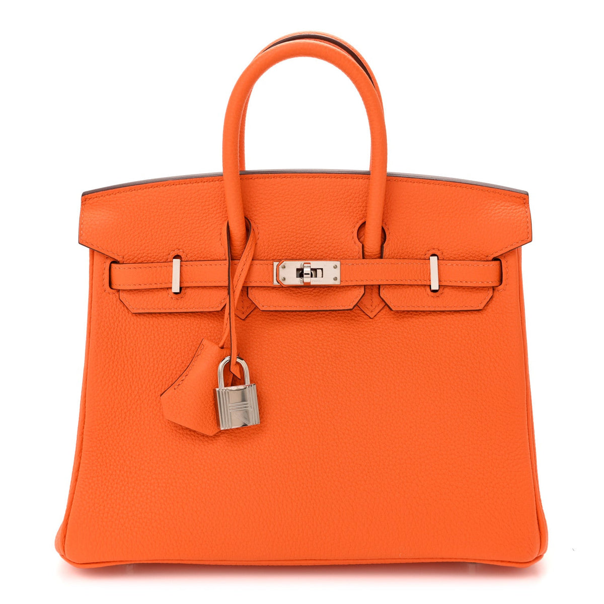 エルメス バーキン 25 Orange Minium トゴ シルバー金具 HERMES BIRKIN 25 ORANGE MINIUM TOGO SILVER HARDWARE