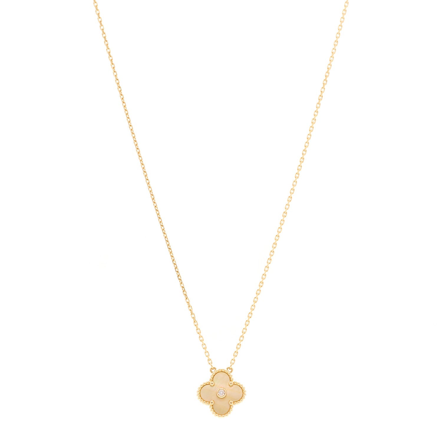 ヴァンクリーフ&アーペル ヴィンテージアルハンブラ ペンダントネックレス マルチカラー 18K イエローゴールド VAN CLEEF & ARPELS VINTAGE ALHAMBRA PENDANT NECKLACE MULTICOLOR 18K YELLOW GOLD
