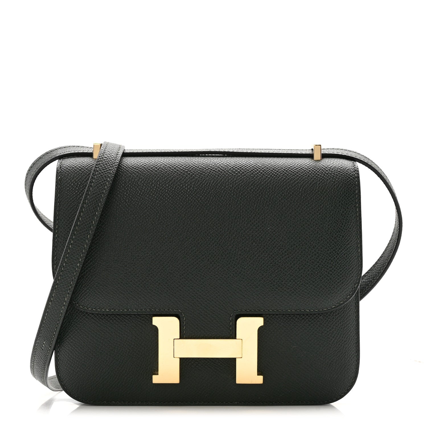 エルメス ミニコンスタンス 18 Vert Fonce エプソン ゴールド金具 HERMES MINI CONSTANCE 18 VERT FONCE EPSOM GOLD HARDWARE