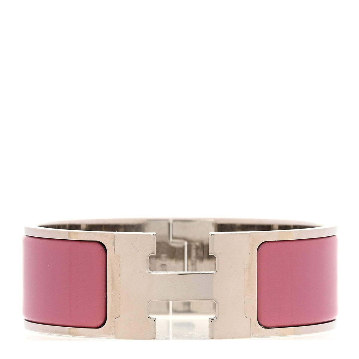 エルメス クリッククラック H ブレスレット エナメル ワイド PM Rose Delirium HERMES CLIC CLAC H BRACELET ENAMEL WIDE PM ROSE DELIRIUM