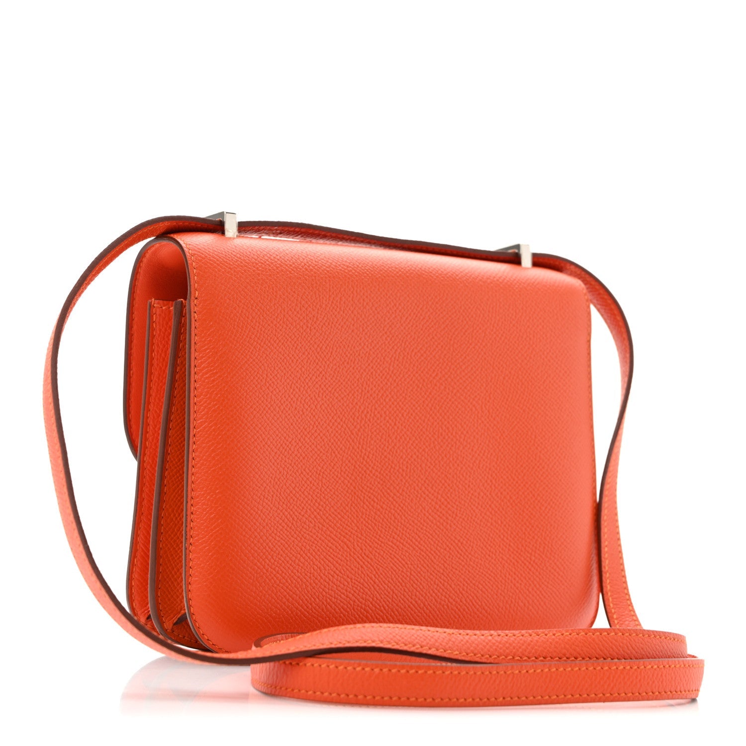 エルメス ミニコンスタンス 18 Feu エプソン シルバー金具 HERMES MINI CONSTANCE 18 FEU EPSOM SILVER HARDWARE