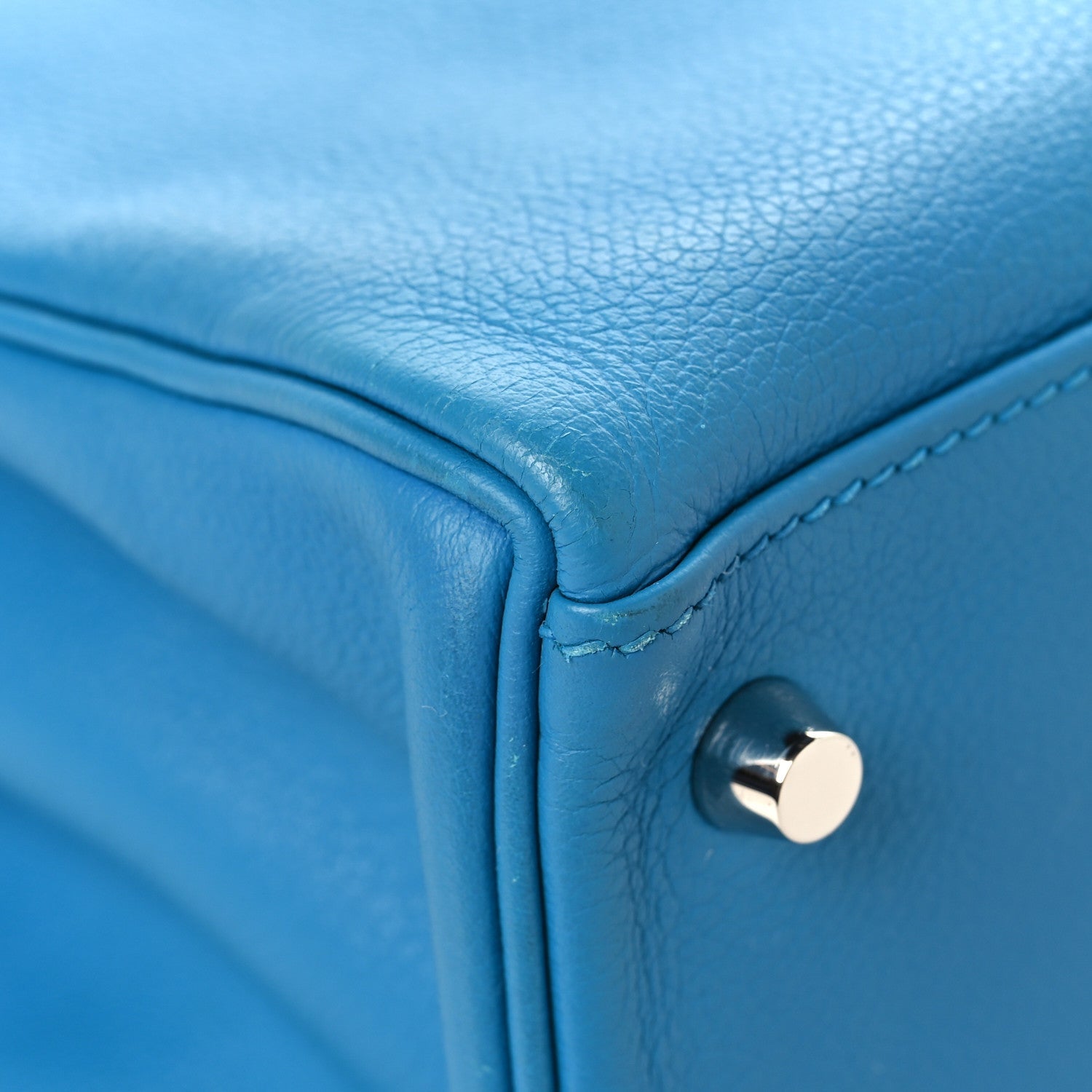 エルメス ケリー32 内縫い Bleu Zanzibar トゴ シルバー金具 HERMES KELLY32 RETOURNE BLEU ZANZIBAR TOGO SILVER HARDWARE