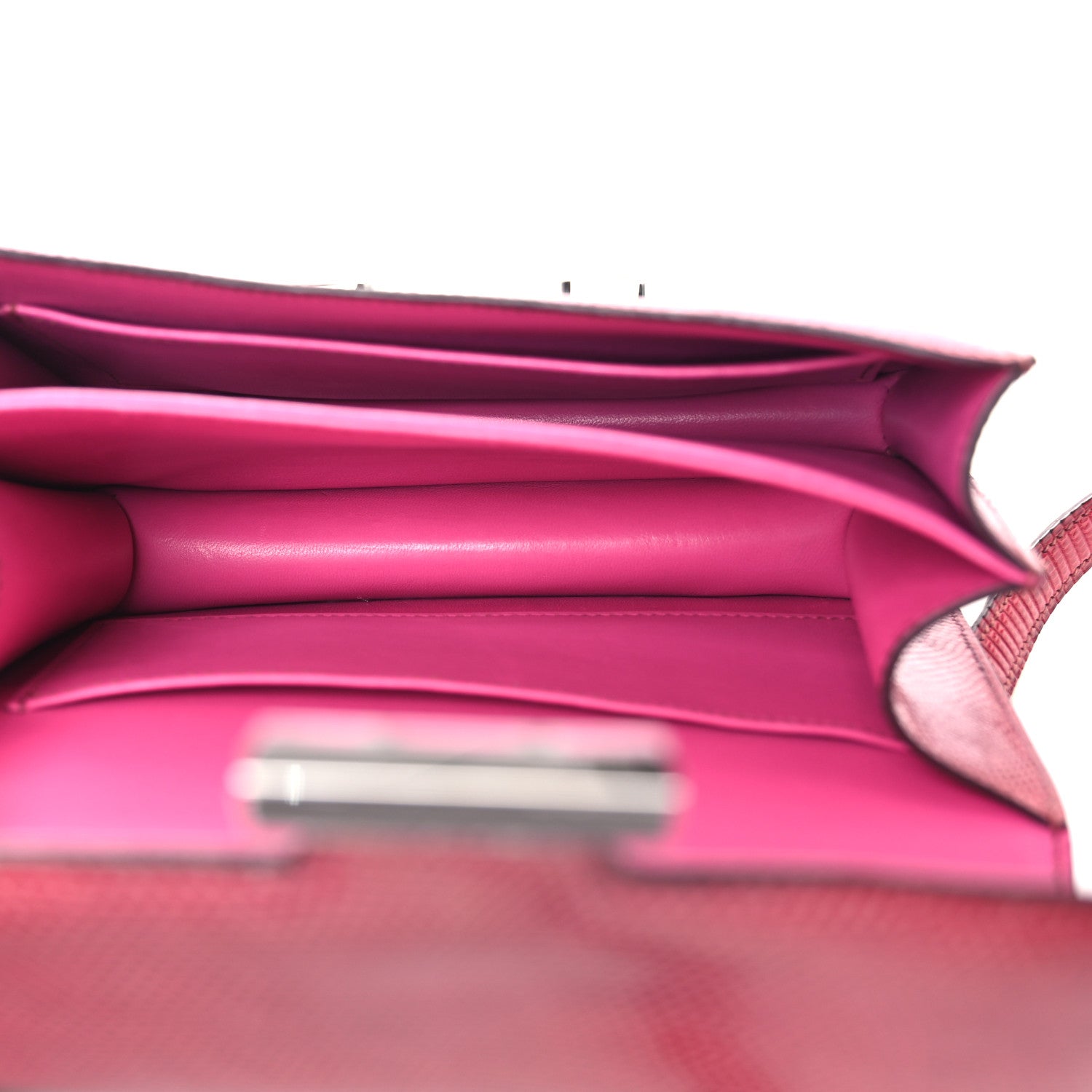 エルメス ミニコンスタンス 18 Fuchsia リザード シルバー金具 HERMES MINI CONSTANCE 18 FUCHSIA LIZARD SILVER HARDWARE