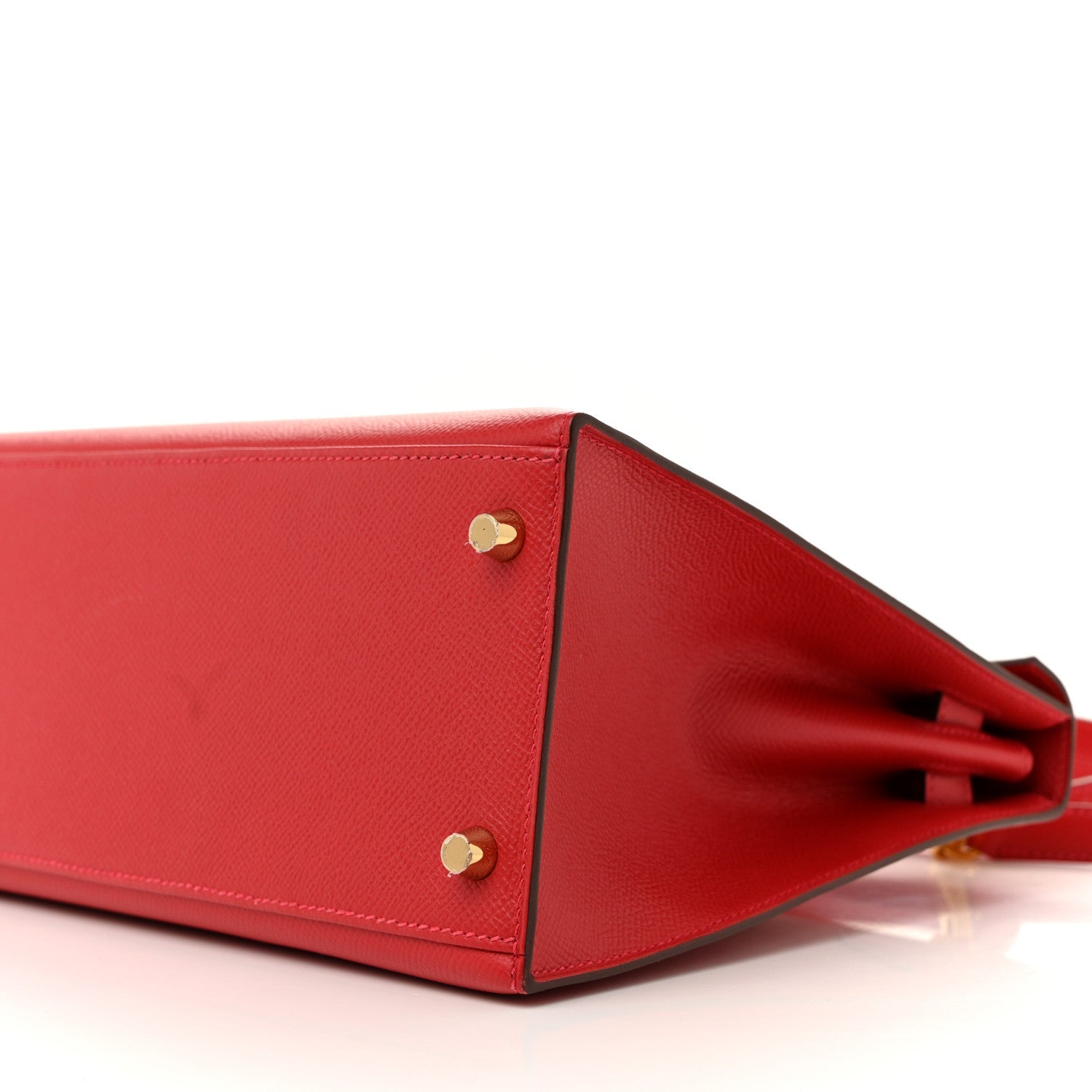 HERMES KELLY 28 SELLIER ROUGE CASAQUE EPSOM GOLD HARDWARE