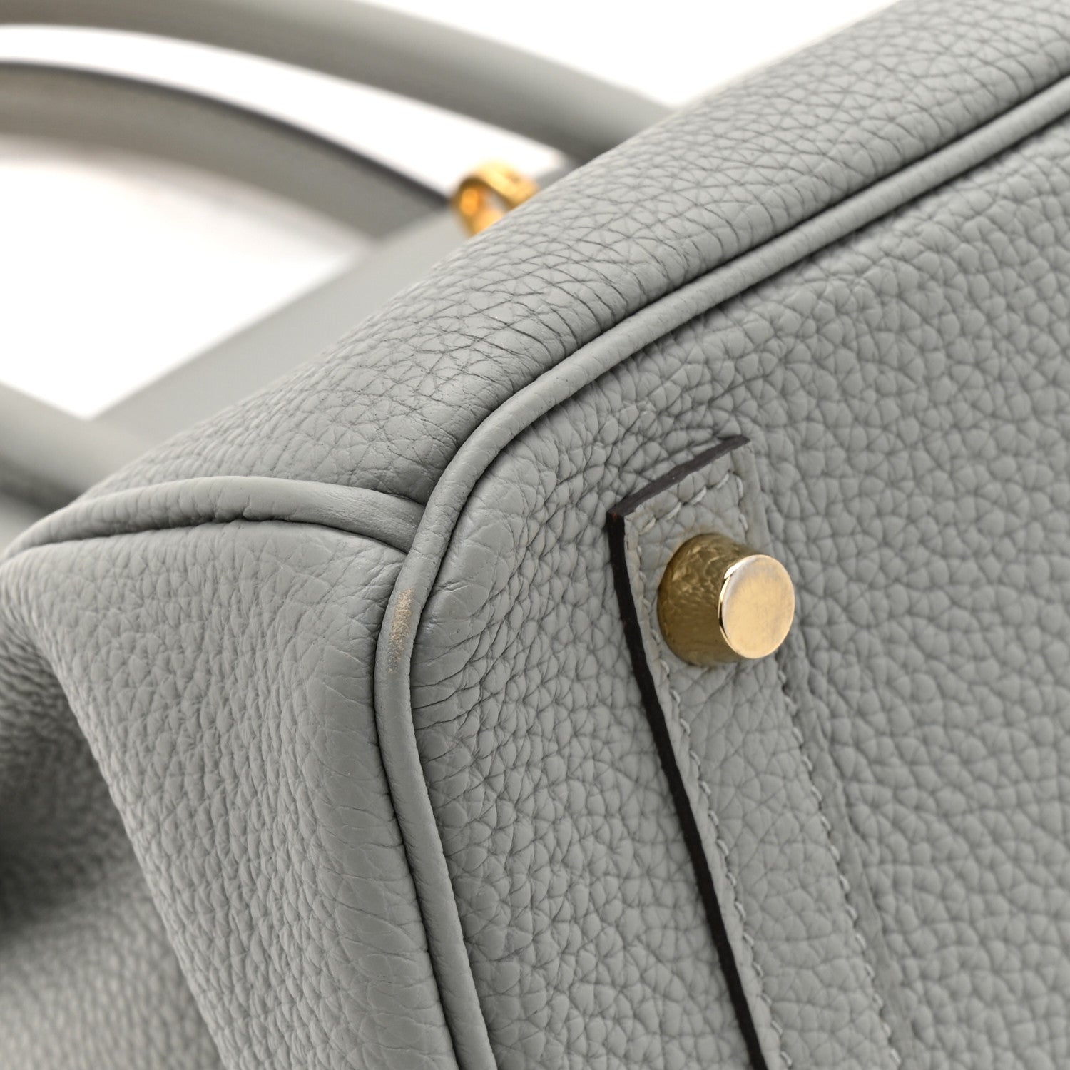 HERMES BIRKIN 30 GRIS MOUETTE TOGO GOLD HARDWARE